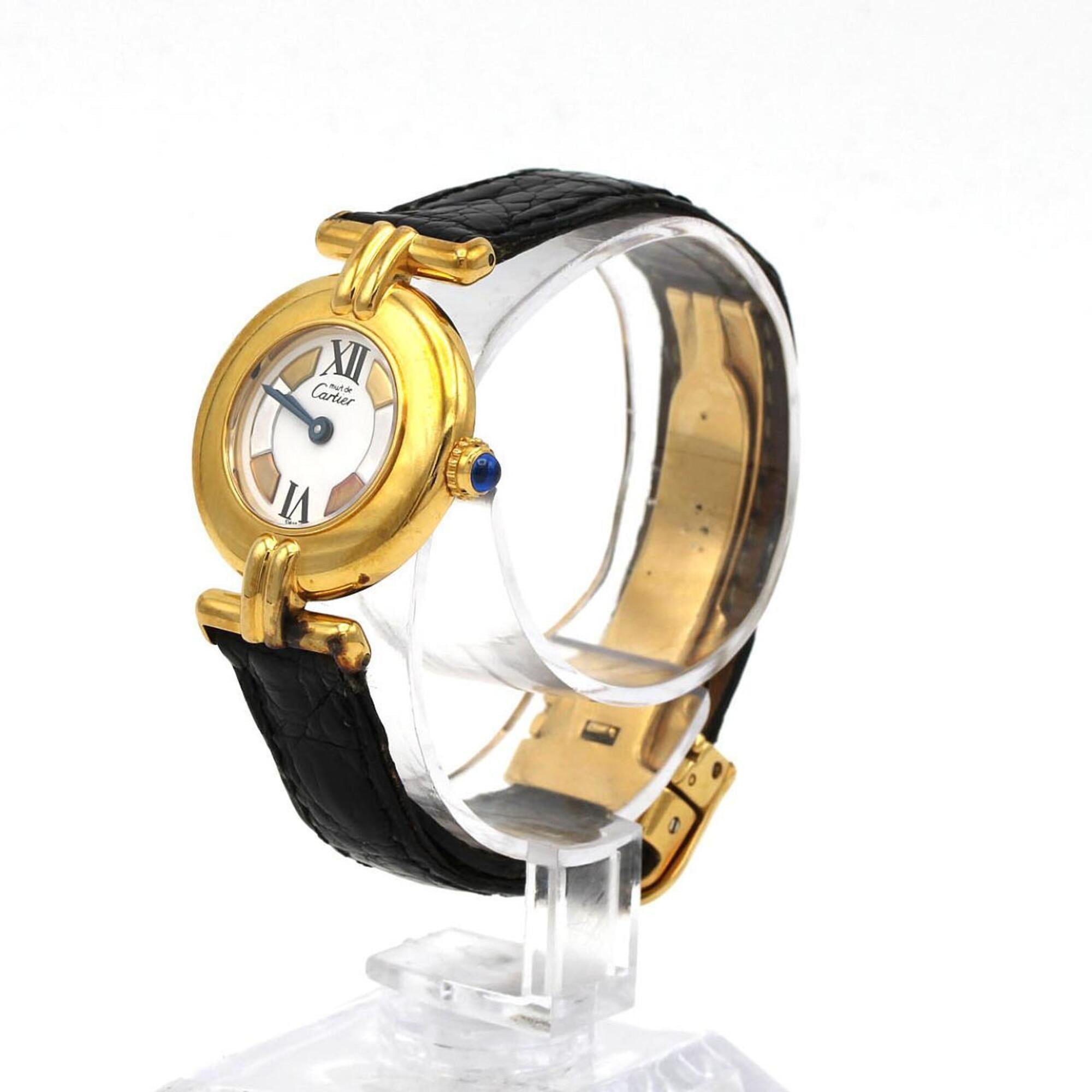 Cartier Must W1006654 Gold Dial 24mm Watch