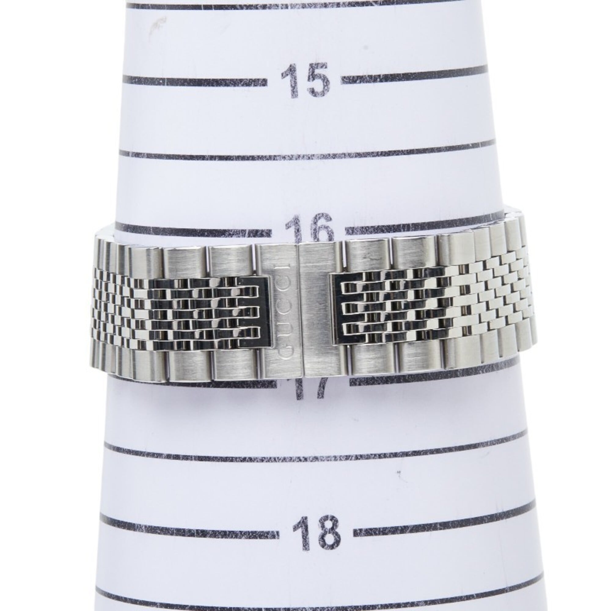 Montre Gucci G-Timeless G-Logo 126.4 Quartz cadran Blanc acier inoxydable, pour homme GUCCI