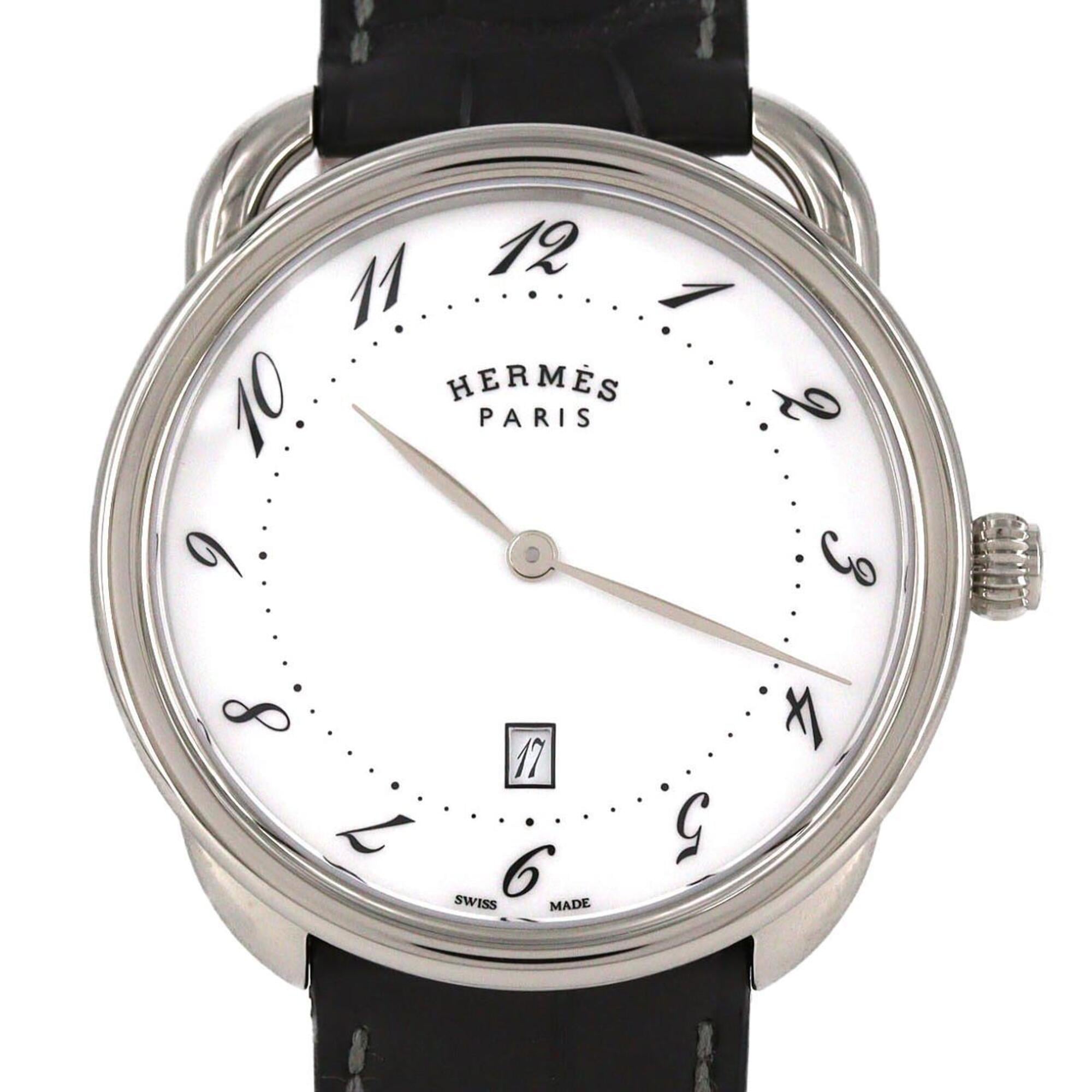 Hermès Arceau AR7Q.810 Blanc Cadran 40mm Montre