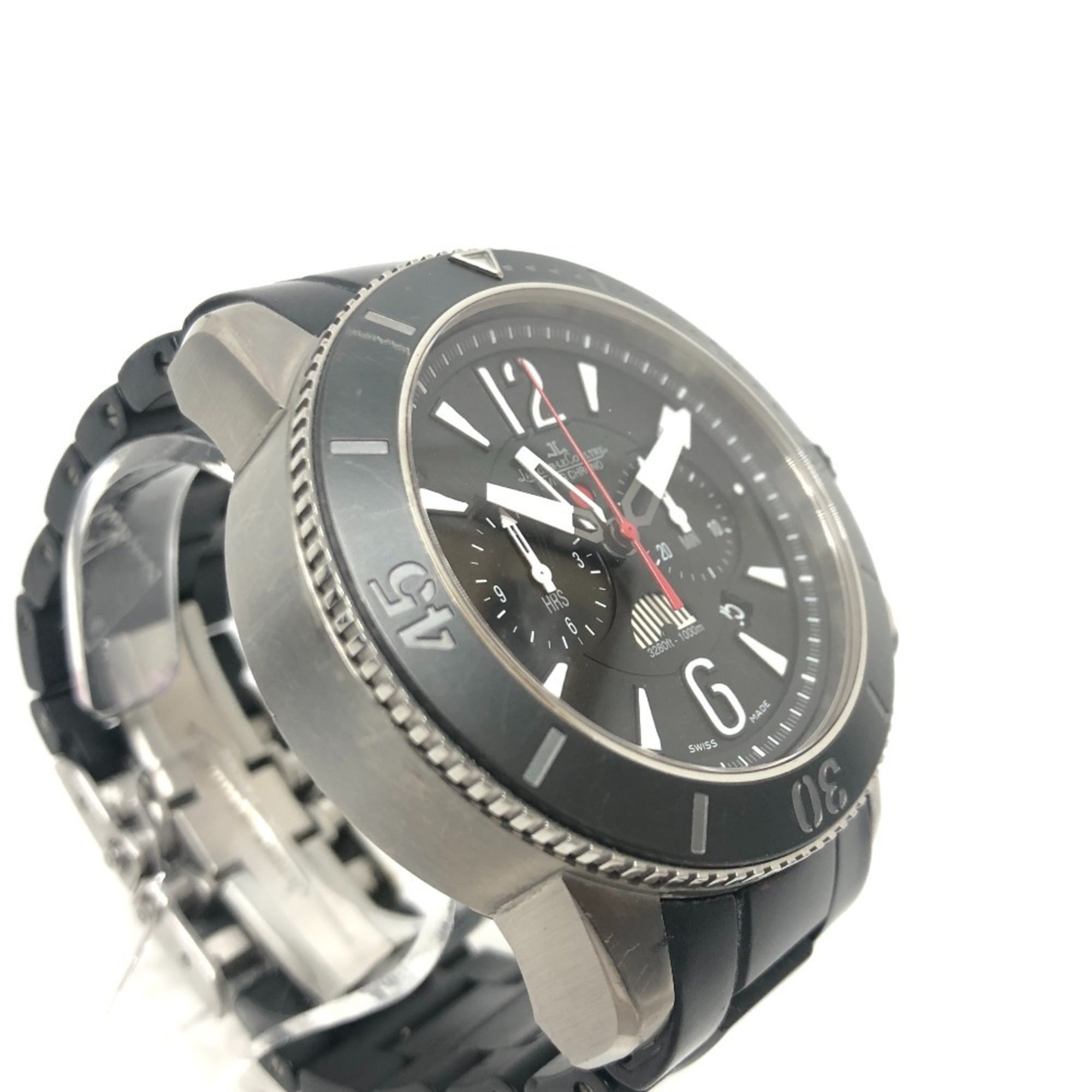 Jaeger LeCoultre Master Compressor Q178T470 Black Dial 42mm Watch
