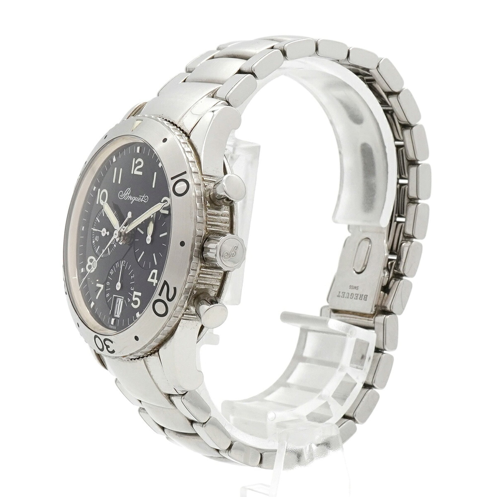 Breguet Type 20 Transatlantique 3820 Black Dial 39mm Watch