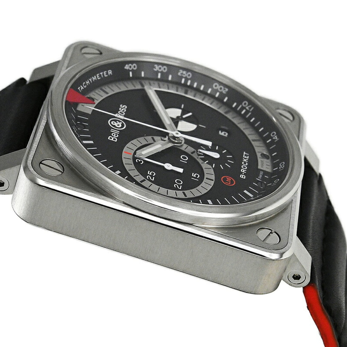 Bell & Ross BR 01-94 B-ROCKET BR0194-B-ROCKET/SCA Black, Silver Dial 46mm Watch