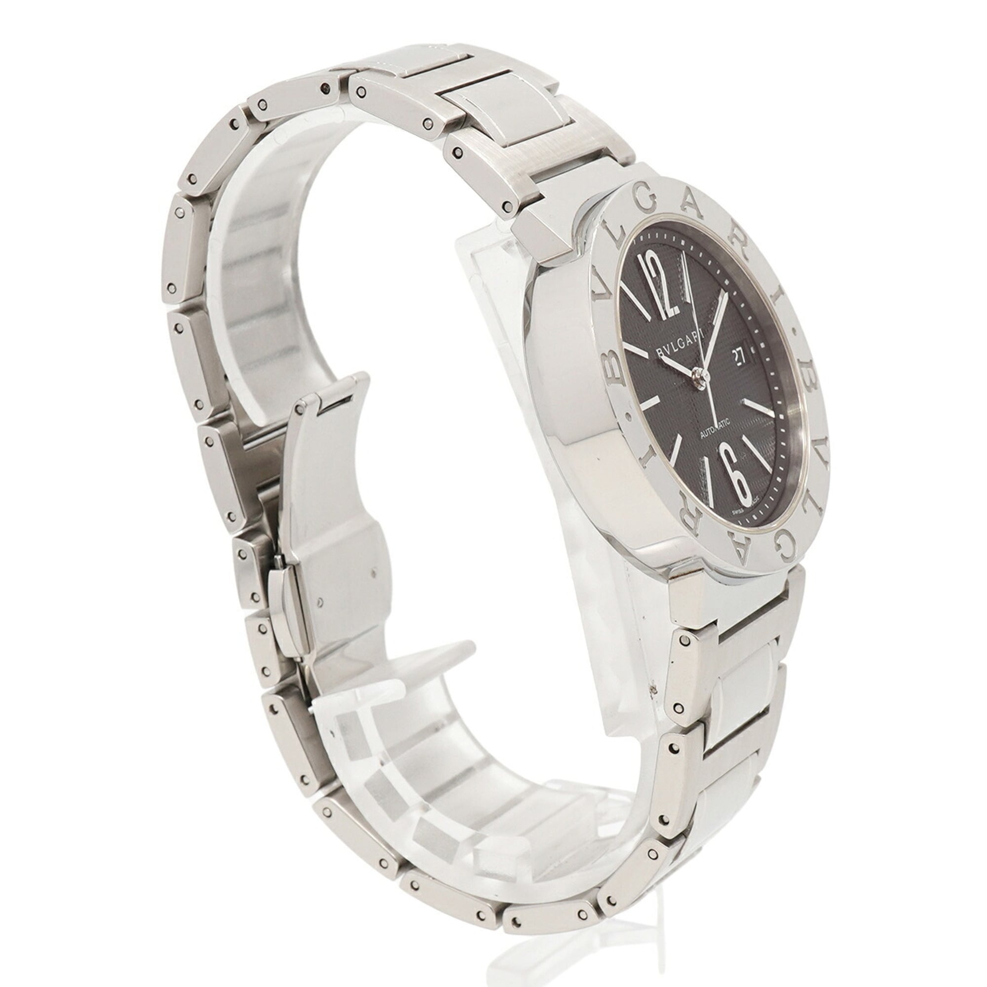 Bvlgari Bulgari Bulgari BB38SS Black Dial 38mm Watch