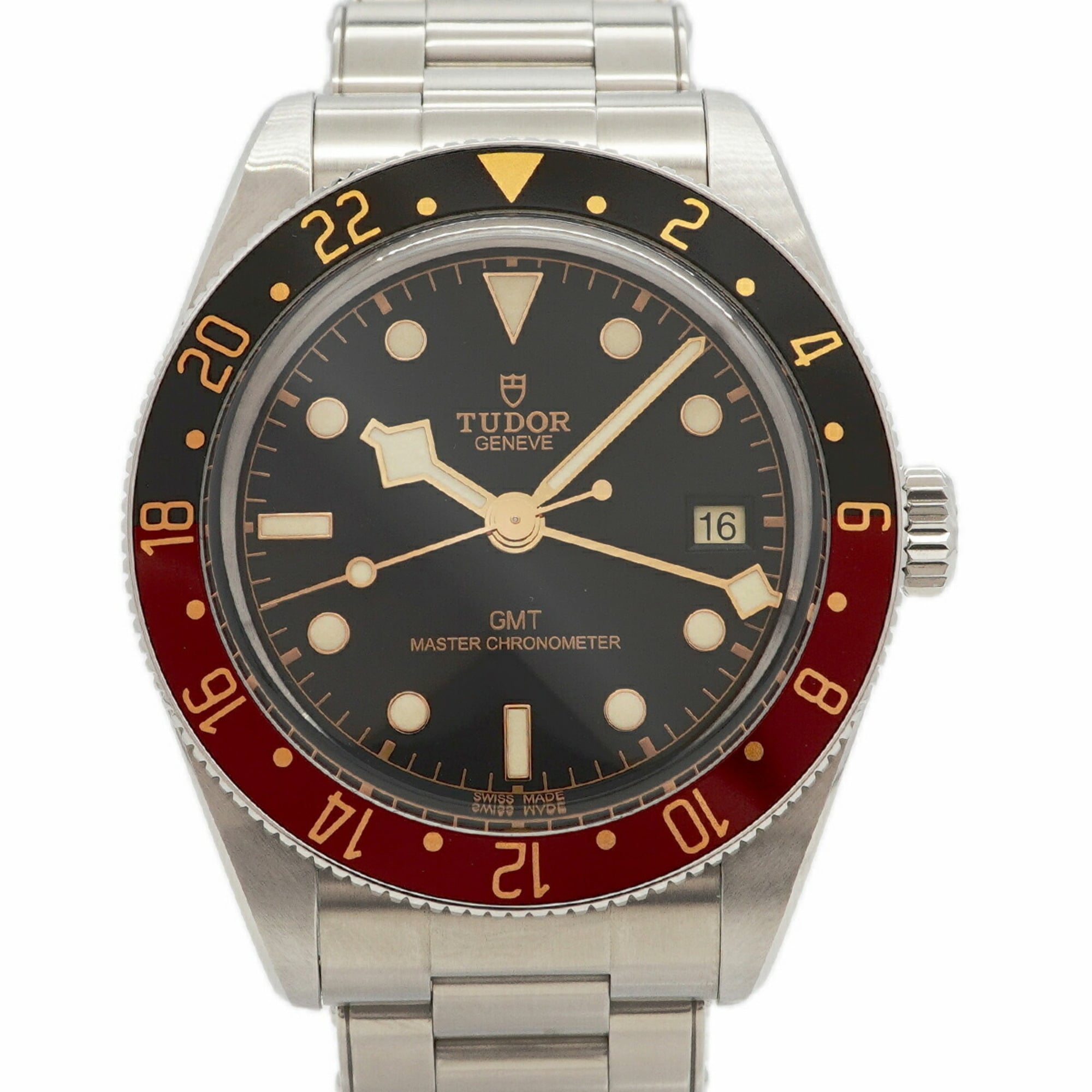 Tudor Black 7939G1A0NRU Black Dial Stainless steel 39mm Watch