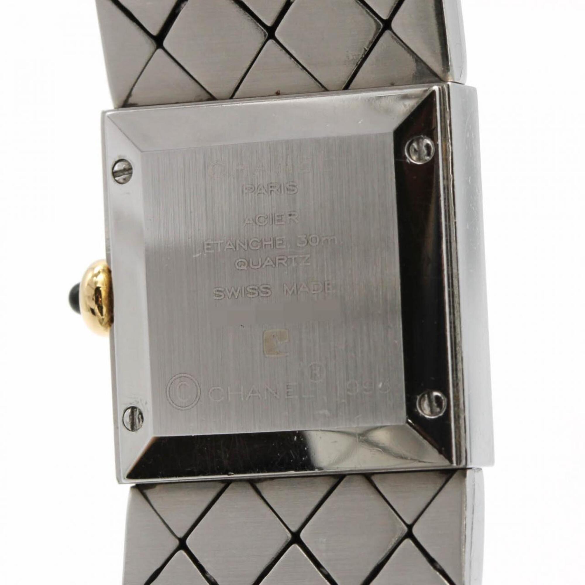 Montre Chanel Matelassé Combination H0475 Noir avec cadran de 19 mm