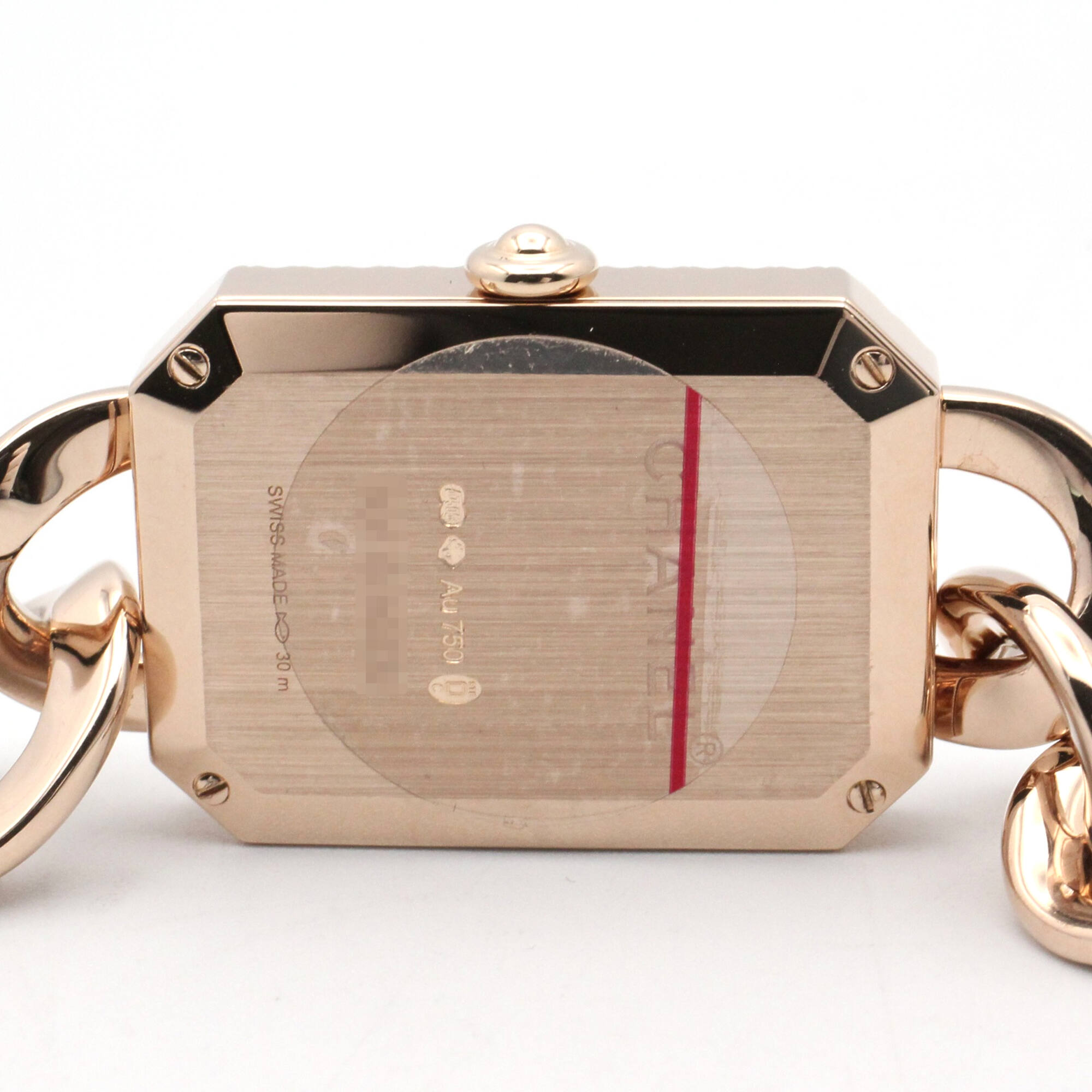 Chanel CHANEL PremiÃ¨re Diamond Bezel 18KPG (Pink Gold) Ladies White Shell H4412