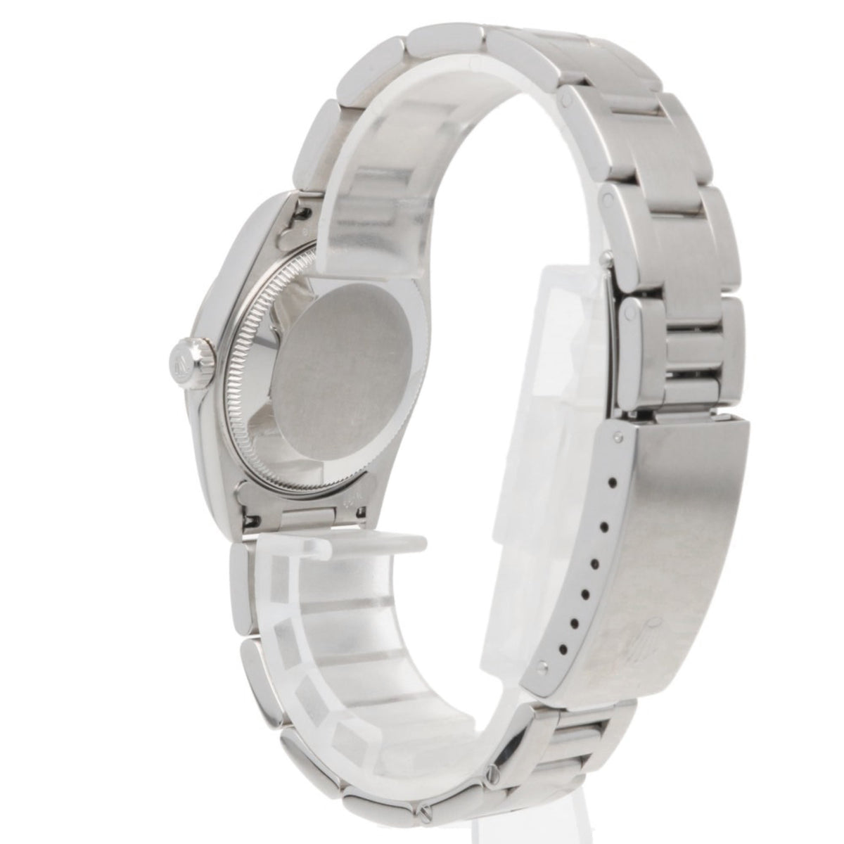 Rolex Oyster Perpetual 77080 horloge met zwarte wijzerplaat, 31 mm