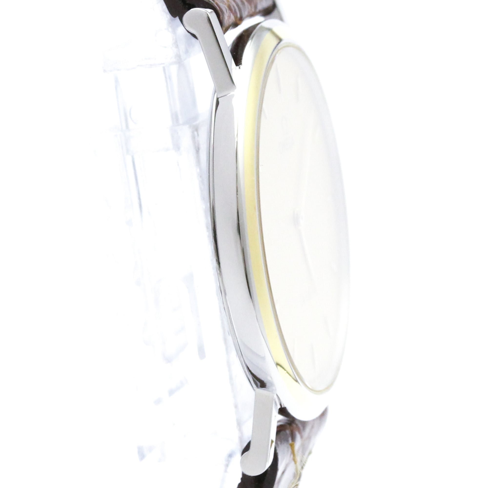 OMEGA De Ville Prestige Quarz-Herrenuhr, vergoldet, 7400.11
