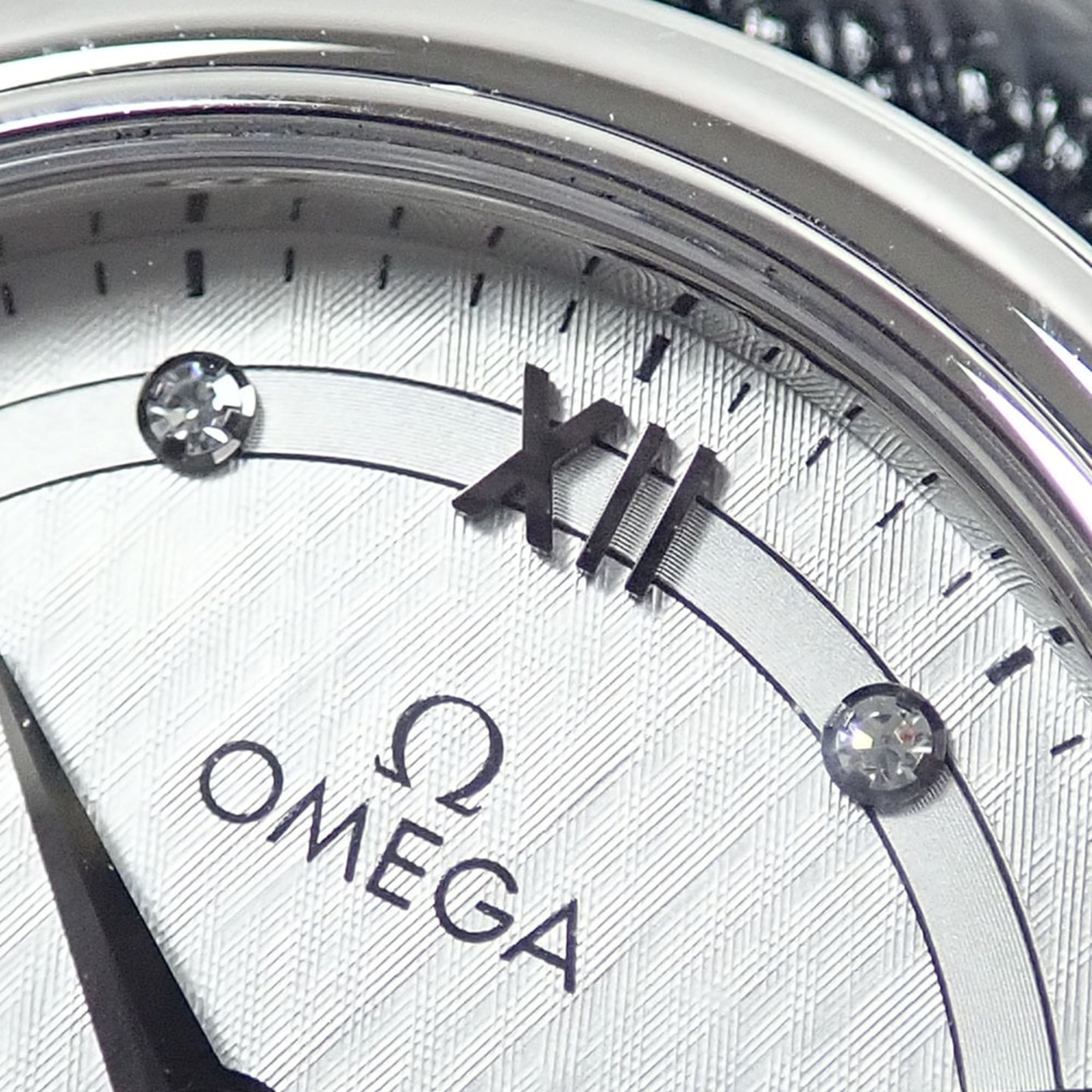 Omega De Ville Prestige Ladies Quartz Stainless Steel Leather Strap 42413276052002 Battery Operated C216910