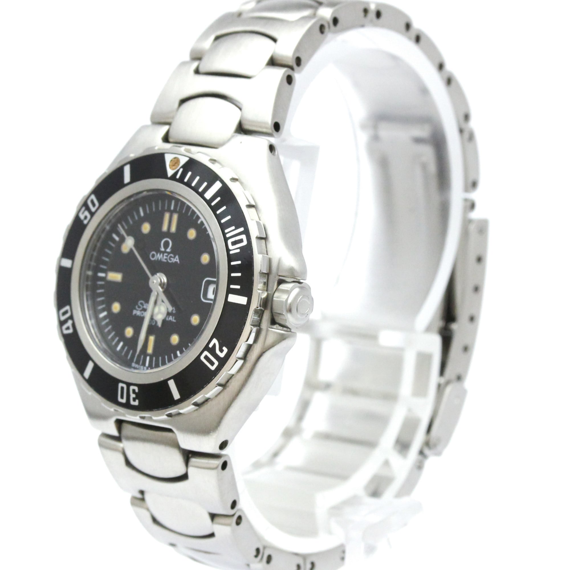 Omega Seamaster 7961041 Black Dial 30mm Watch