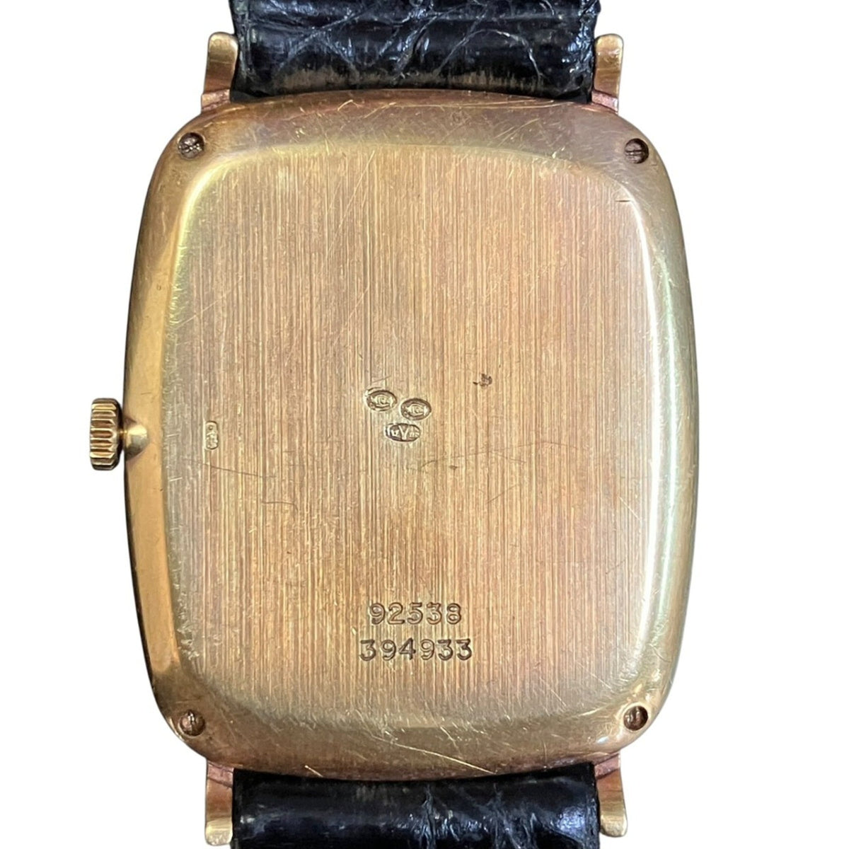 Montre Piaget Noir avec cravate Esperador 92538 Noir et cadran de 25 mm