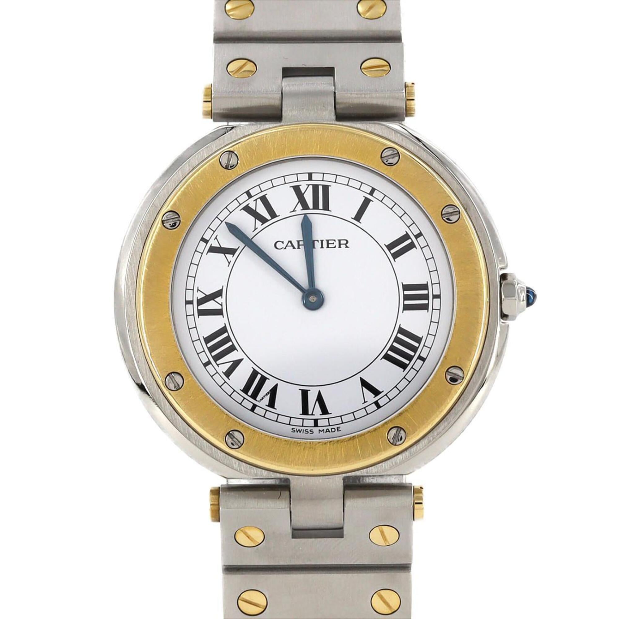 Cartier Santos VendÃ´me LM Two-Tone 83038288 SSxYG Quartz Watch