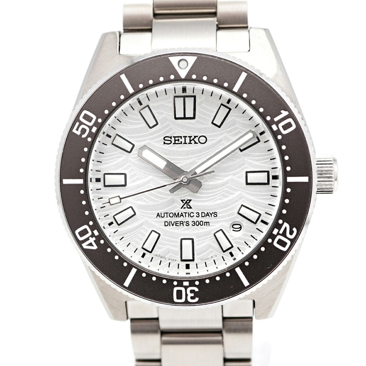 Seiko Prospex SBDC213/6R55-00K0 met zilveren wijzerplaat 40mm Horloge