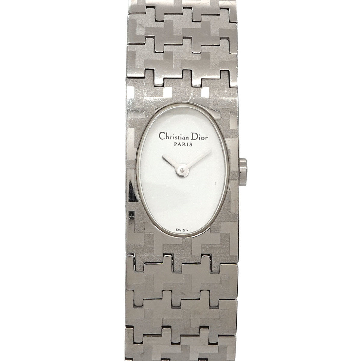 Christian Dior Miss D70 100 Silver, White Dial 15mm Watch