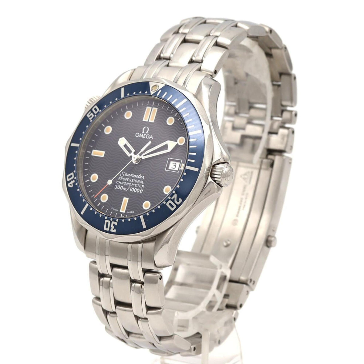 Omega Seamaster Professional 2531.8 horloge met blauwe wijzerplaat, 41 mm