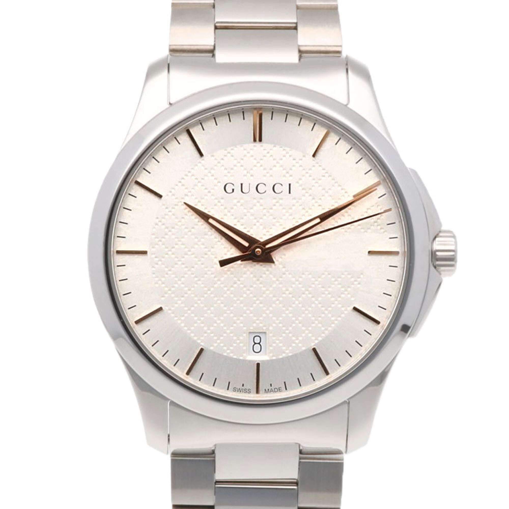 Gucci G-Timeless Watch, Stainless Steel, YA126442 (126.4), Quartz, Men's GUCCI