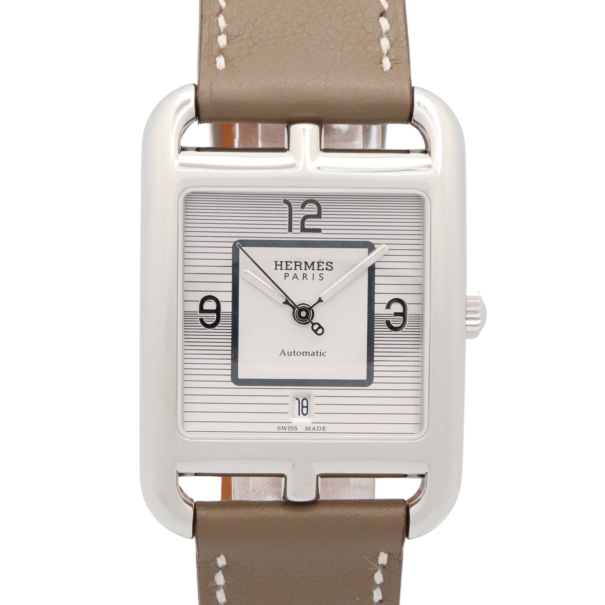 Hermes Cape CC1.710a Silver Dial Stainless steel 29mm Watch