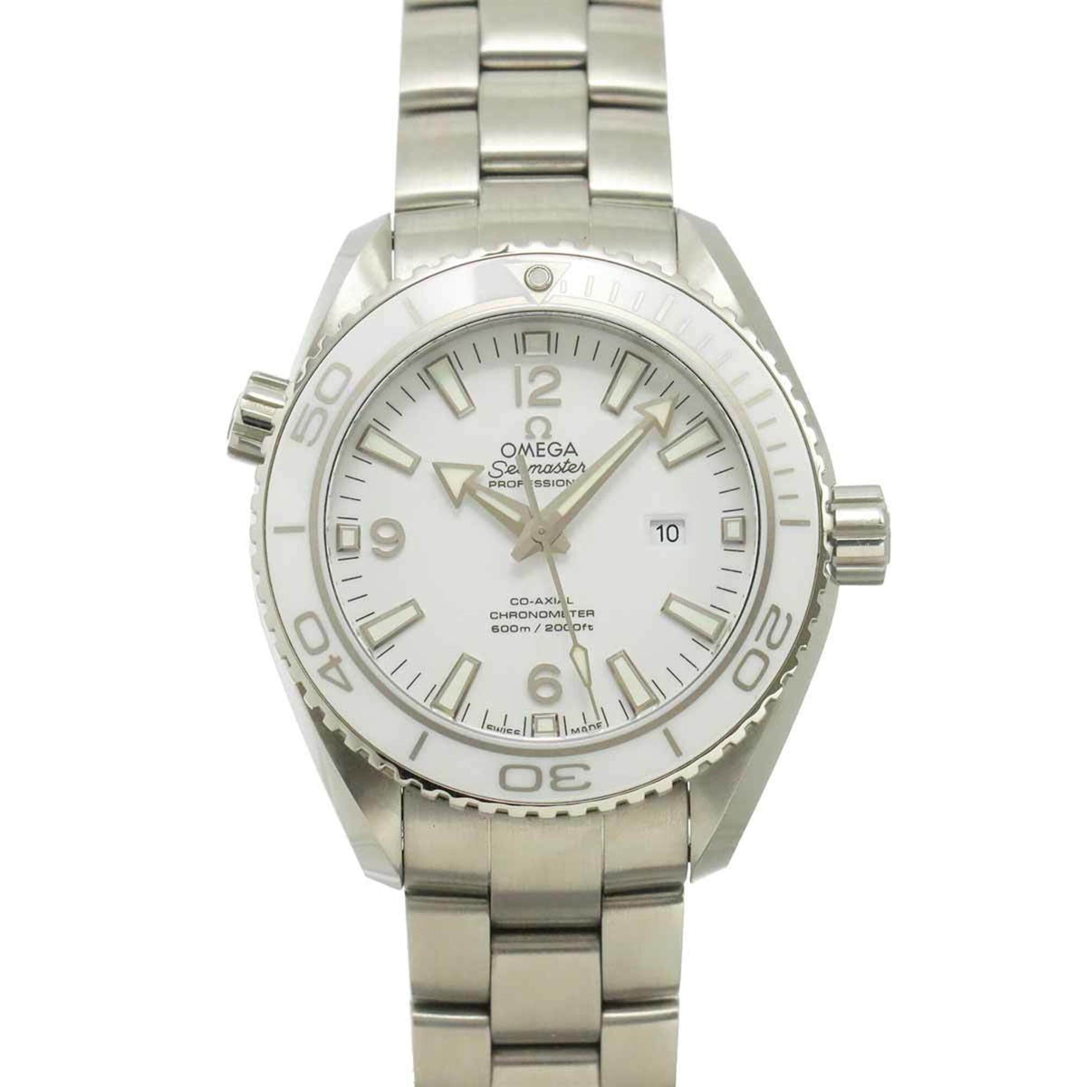 Omega Seamaster Planet Ocean 600M Co-Axial 232 30 38 20 01 002 White Dial 38mm Watch