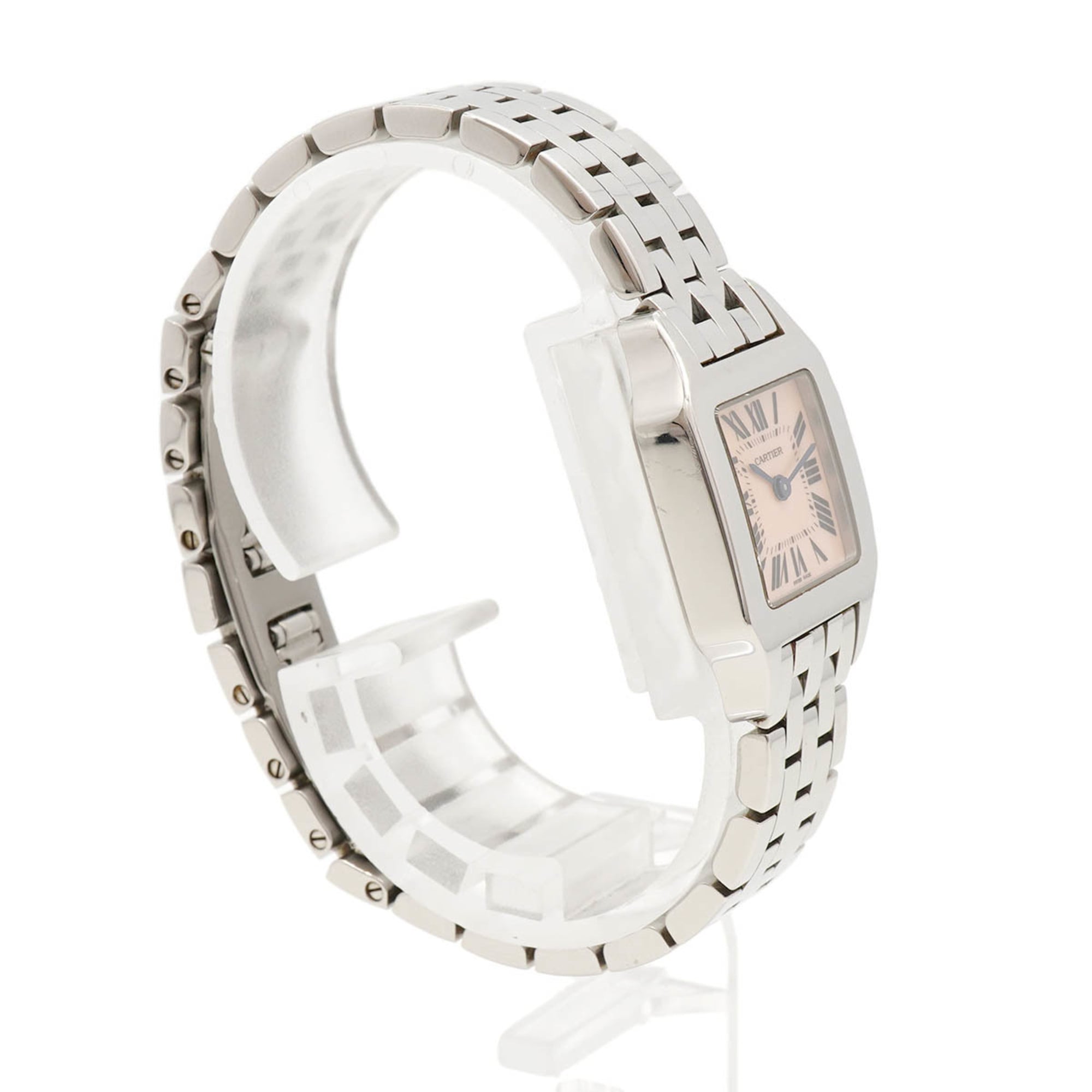 Montre Cartier Santos Demoiselle SM W25075Z5 Rose, cadran de 20 mm