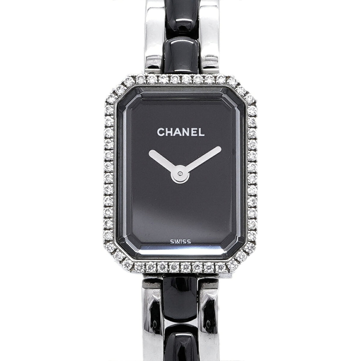 Chanel Première H2163 Black Dial 15mm Watch