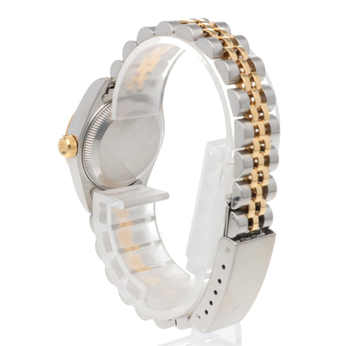 Rolex Datejust Oyster Perpetual 69173G met zwarte wijzerplaat, 26 mm