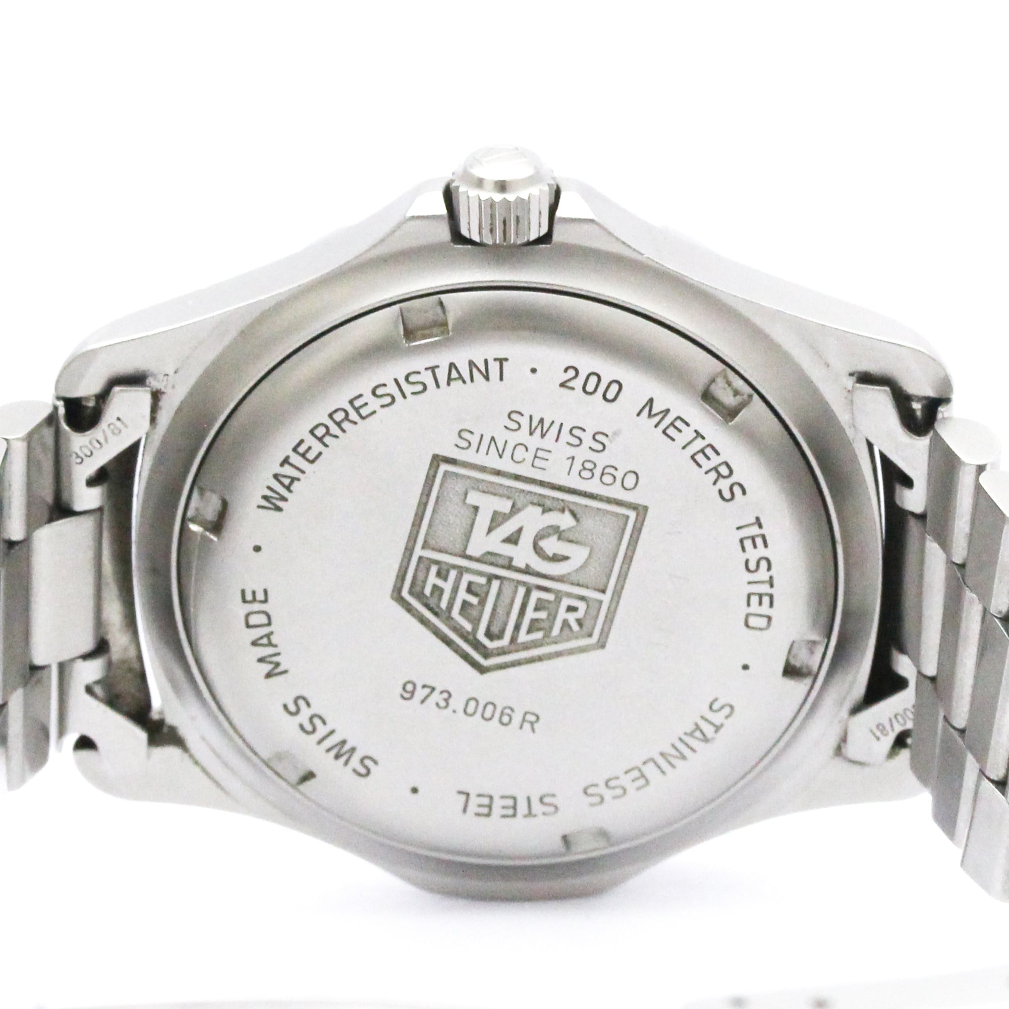 TAG HEUER Professional Chronograph Steel Quartz Mens Watch 973.006