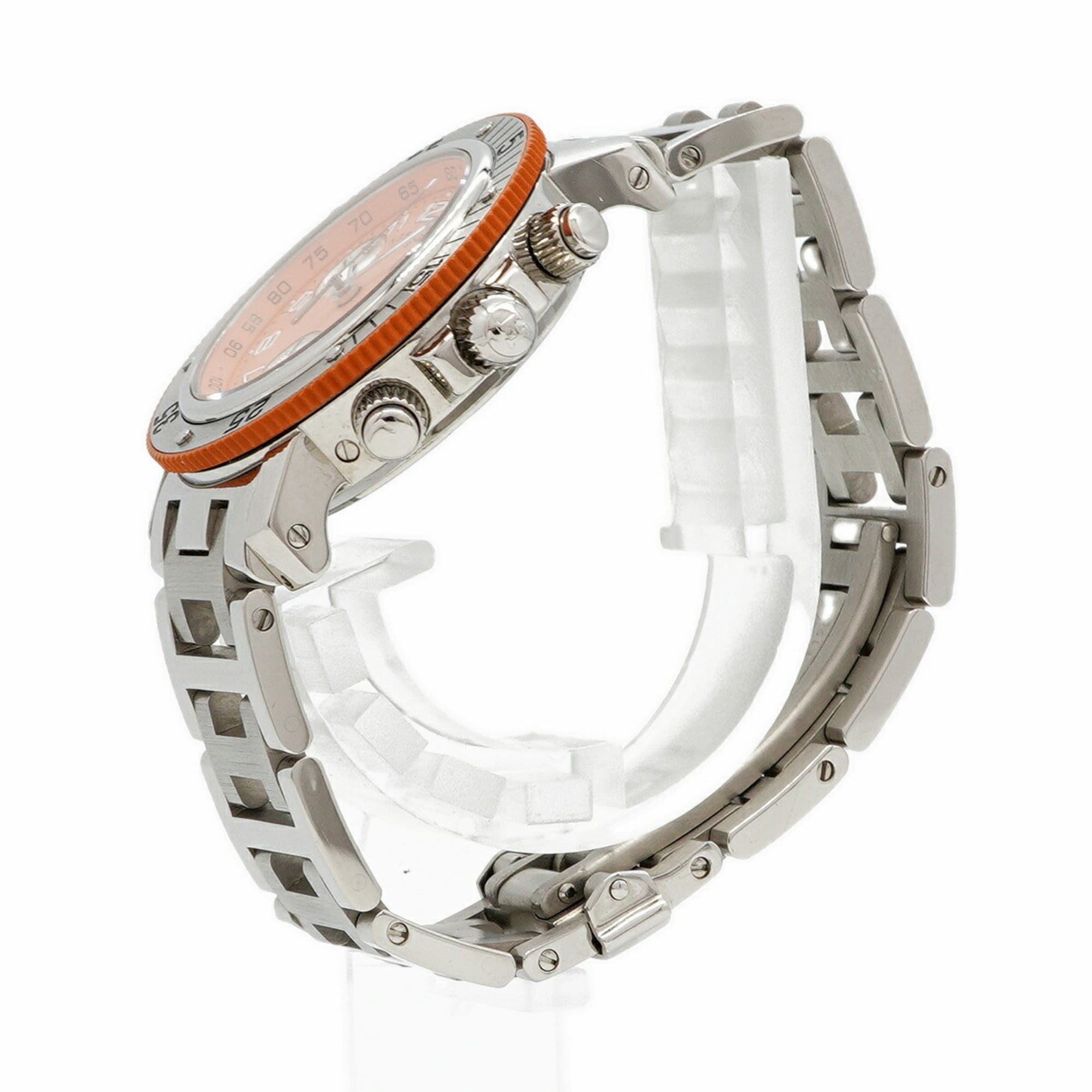 Hermes Clipper Diver CL2.316 Orange Dial Women's Watch