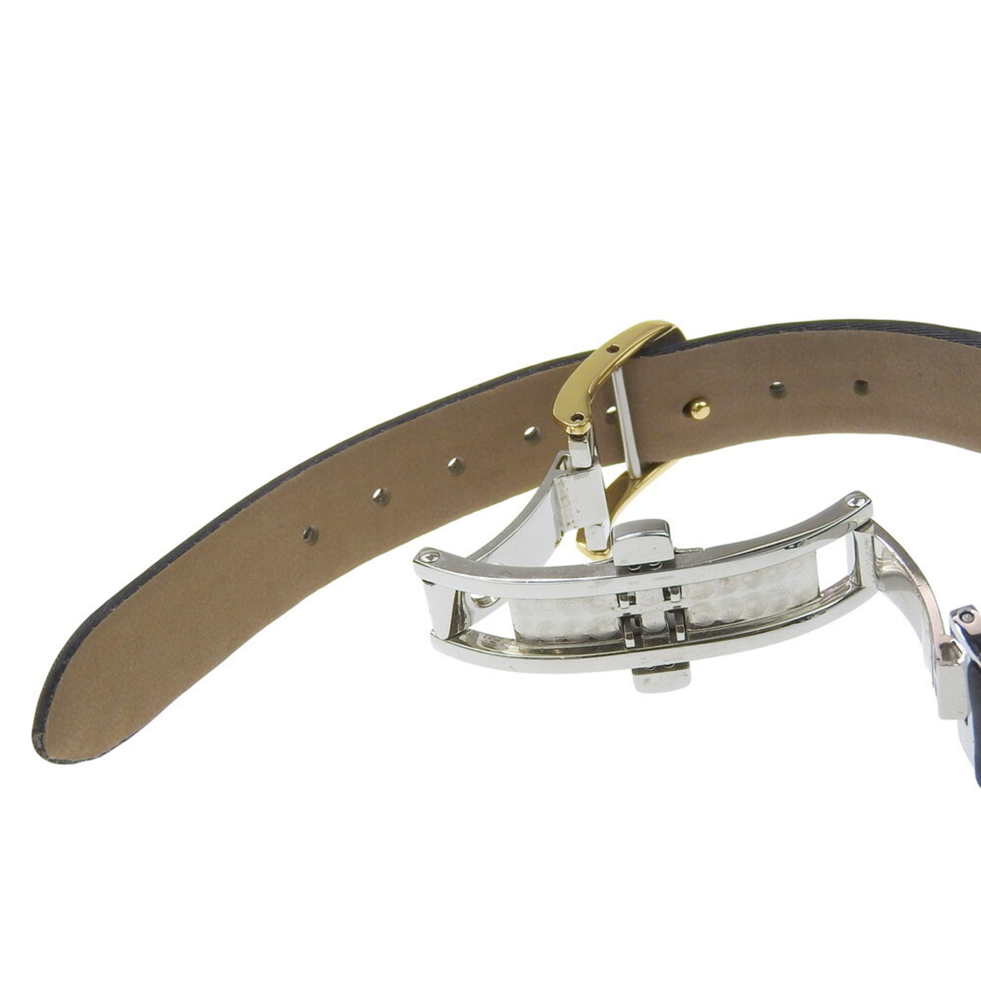 Citizen B036 S112052 dameshorloge, zwarte wijzerplaat, 3 wijzers, 5 diamanten, roestvrij staal, leren band, Eco-Drive, ca. 32 mm