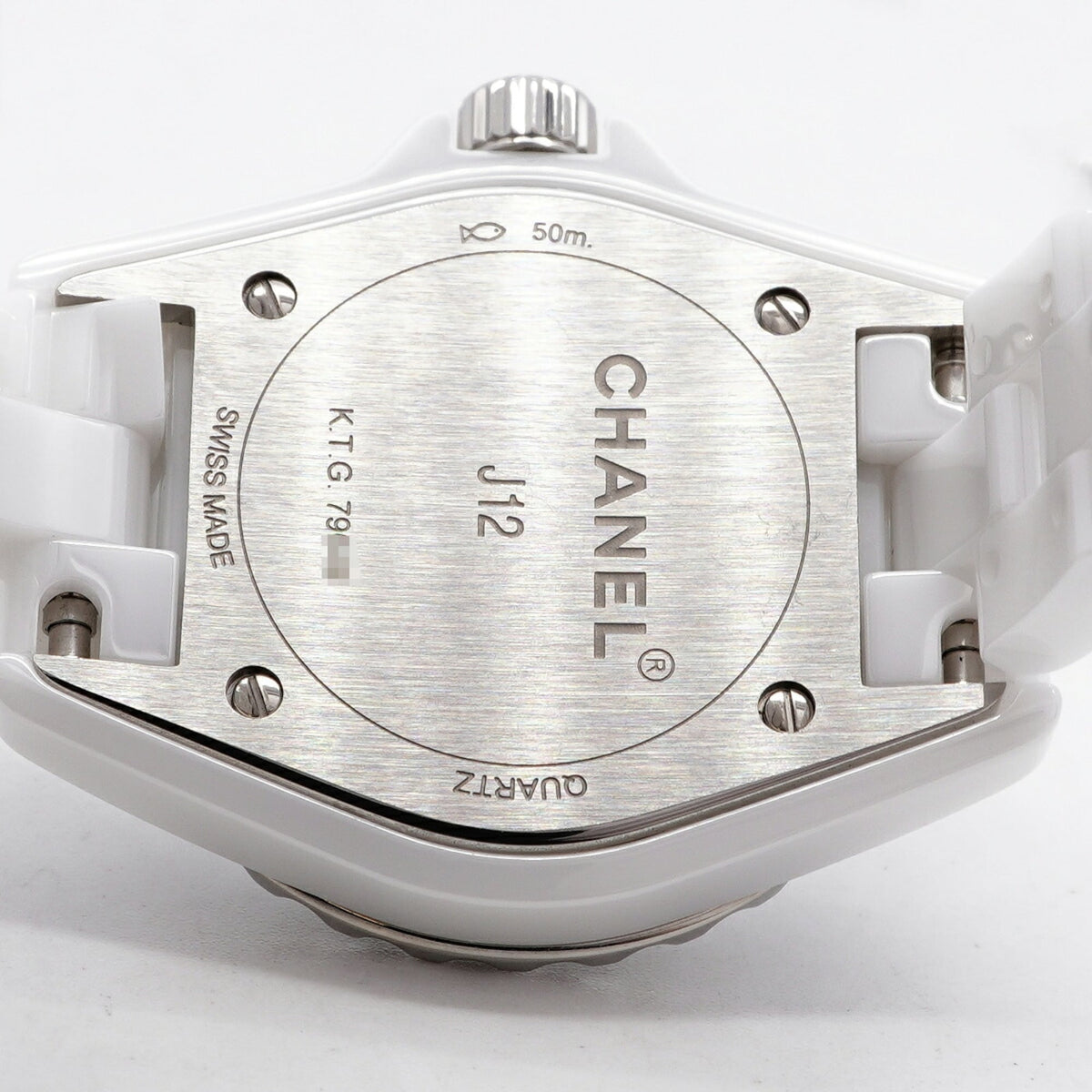 Chanel J12 H2572 White Dial 28mm Watch