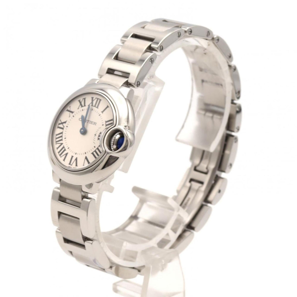 Cartier Ballon Bleu SM W69010Z4 Silver Dial 28mm Watch