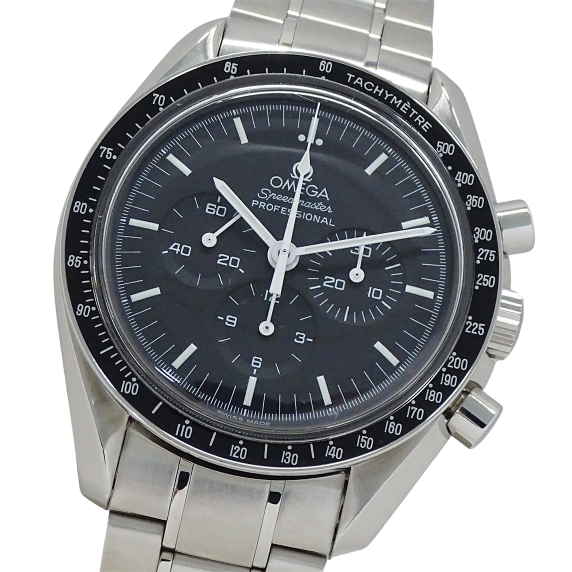 Omega Speedmaster ST145.0022 Brand: Professional Hand-wound Stainless Steel (SS) Silver & Black.