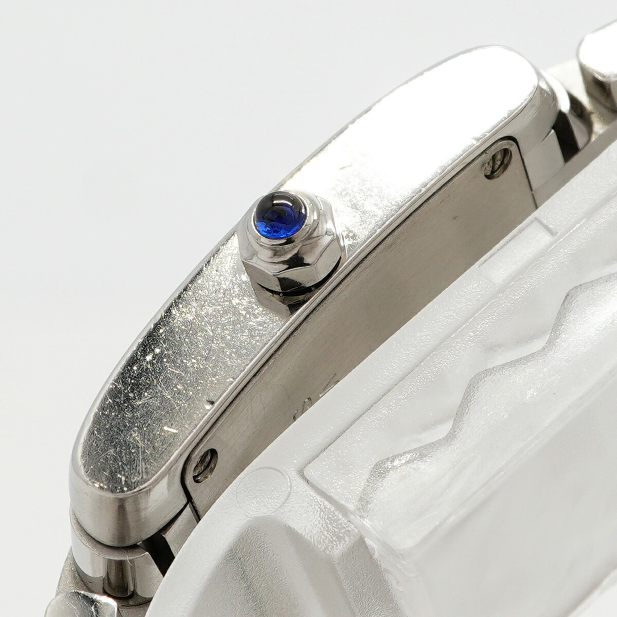 Cartier Tank Française SM W51008Q3 Damenuhr Elfenbein Zifferblatt