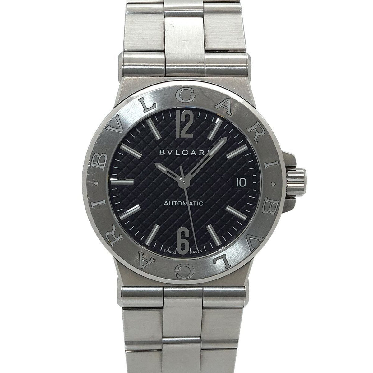 Bvlgari Diagono DG35S Black Dial 36mm Watch