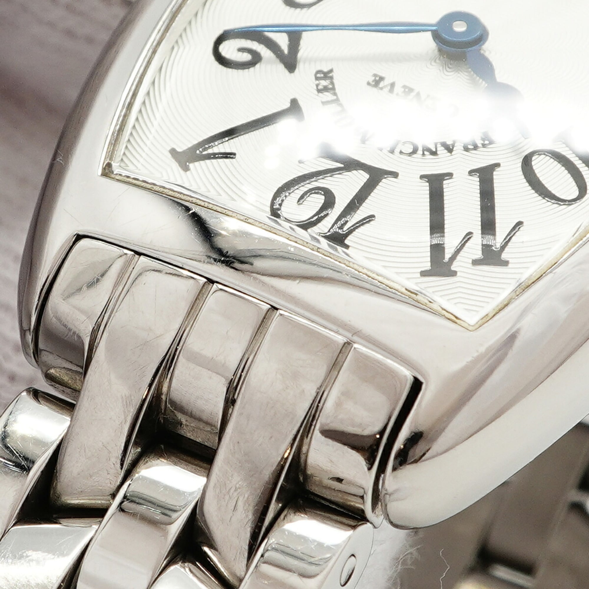 Franck Muller Tonneau Curvex 1752QZ Silver Dial 25mm Watch