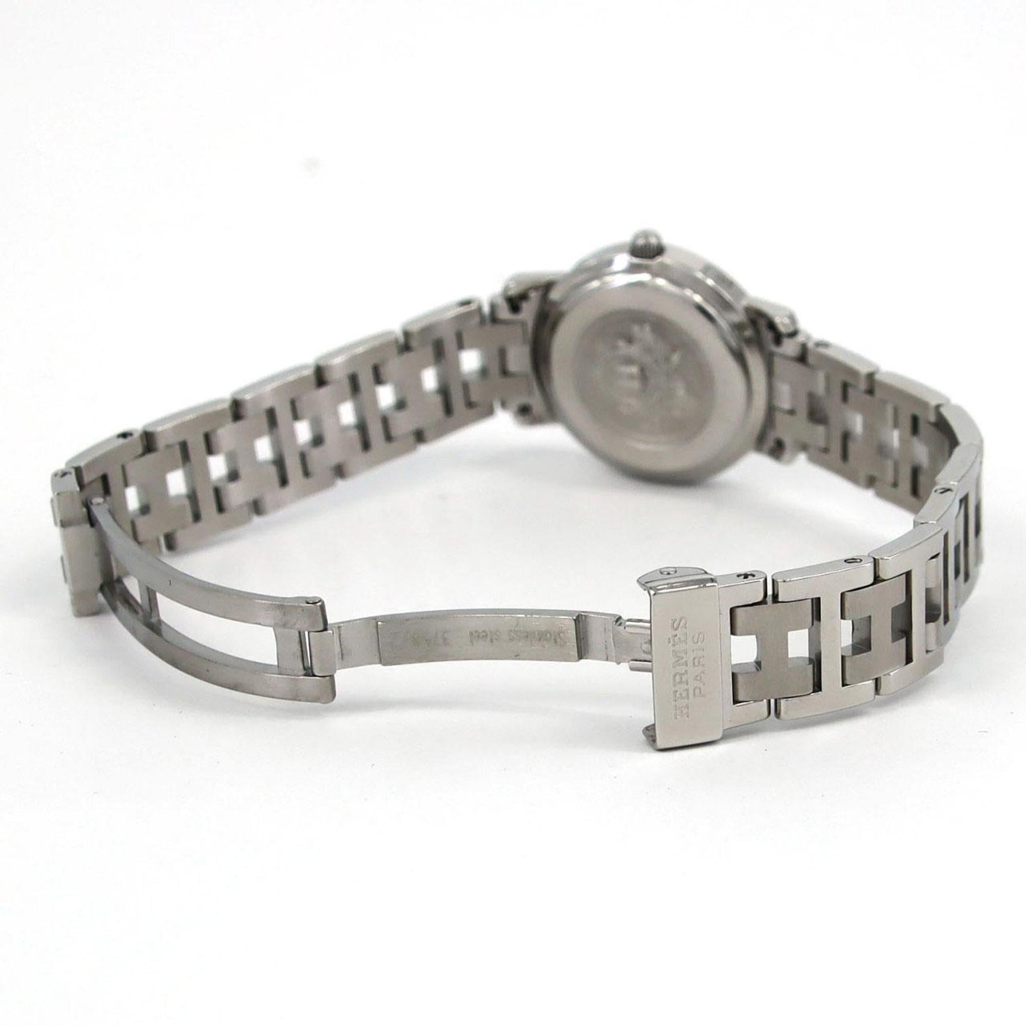 Hermes Clipper CL4.210 roestvrijstalen quartzhorloge