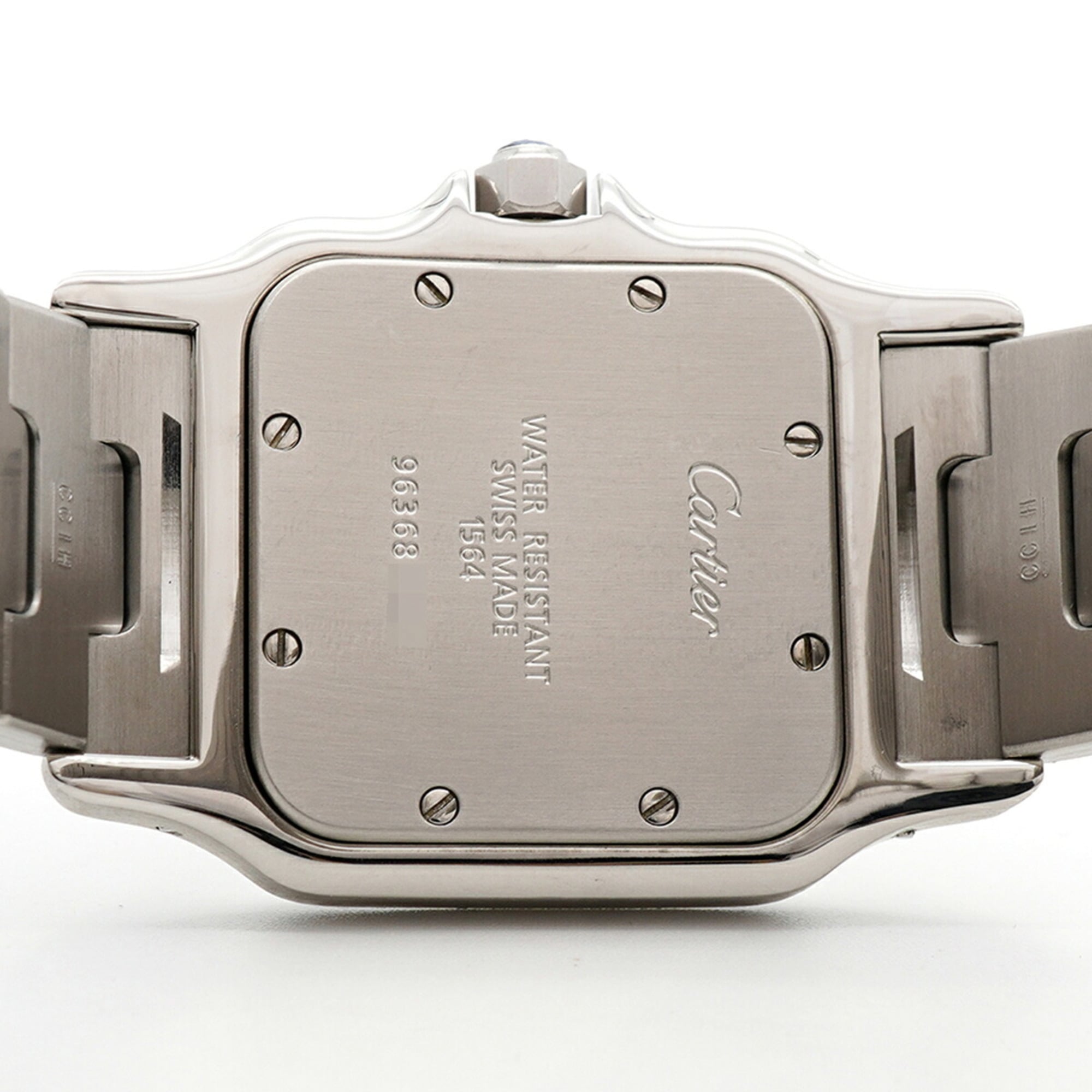 Cartier Santos Galbee LM W20060D6 Ivory Dial 29mm Watch