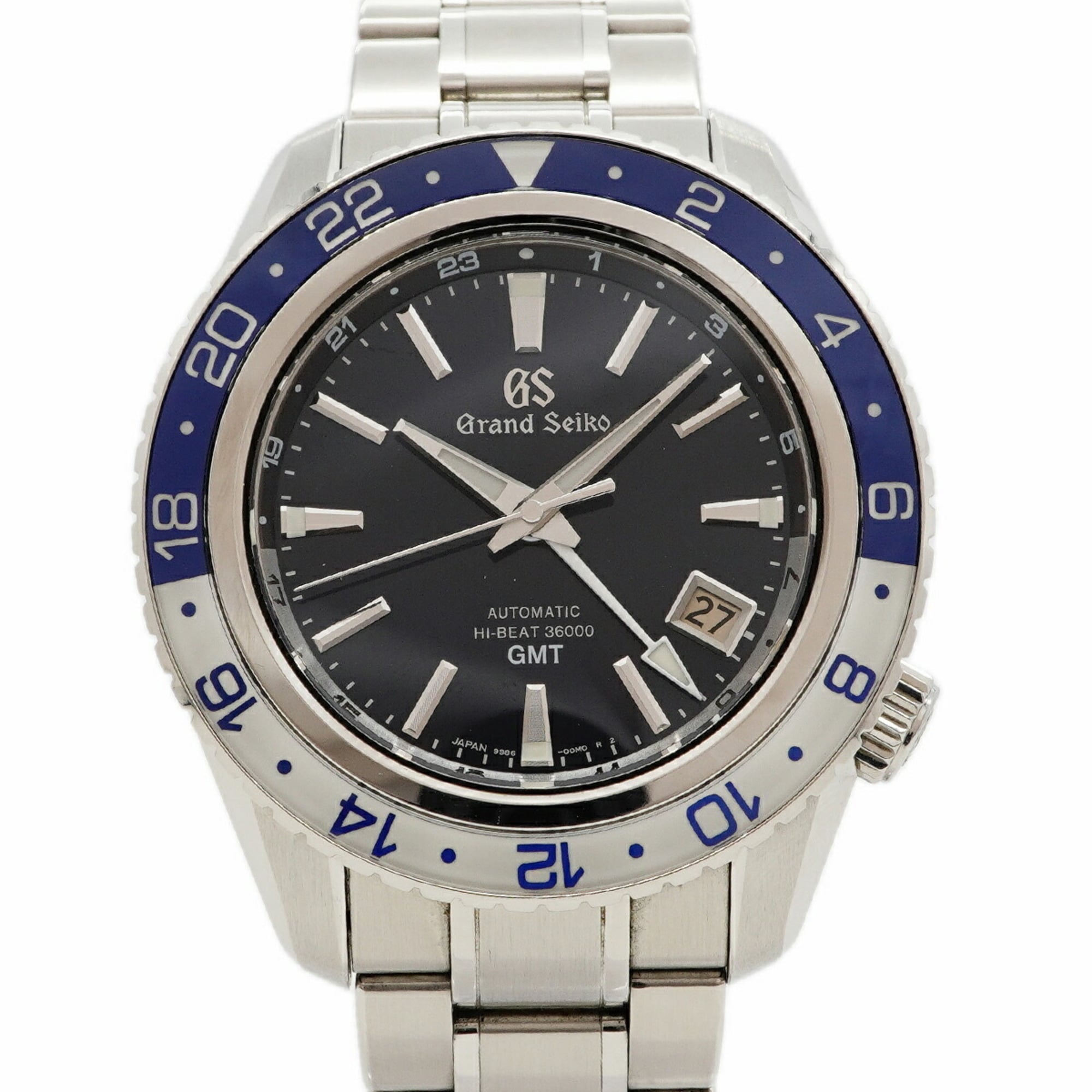 Seiko Grand SBGJ237 9S86-00K0 Navy Dial Men's Watch