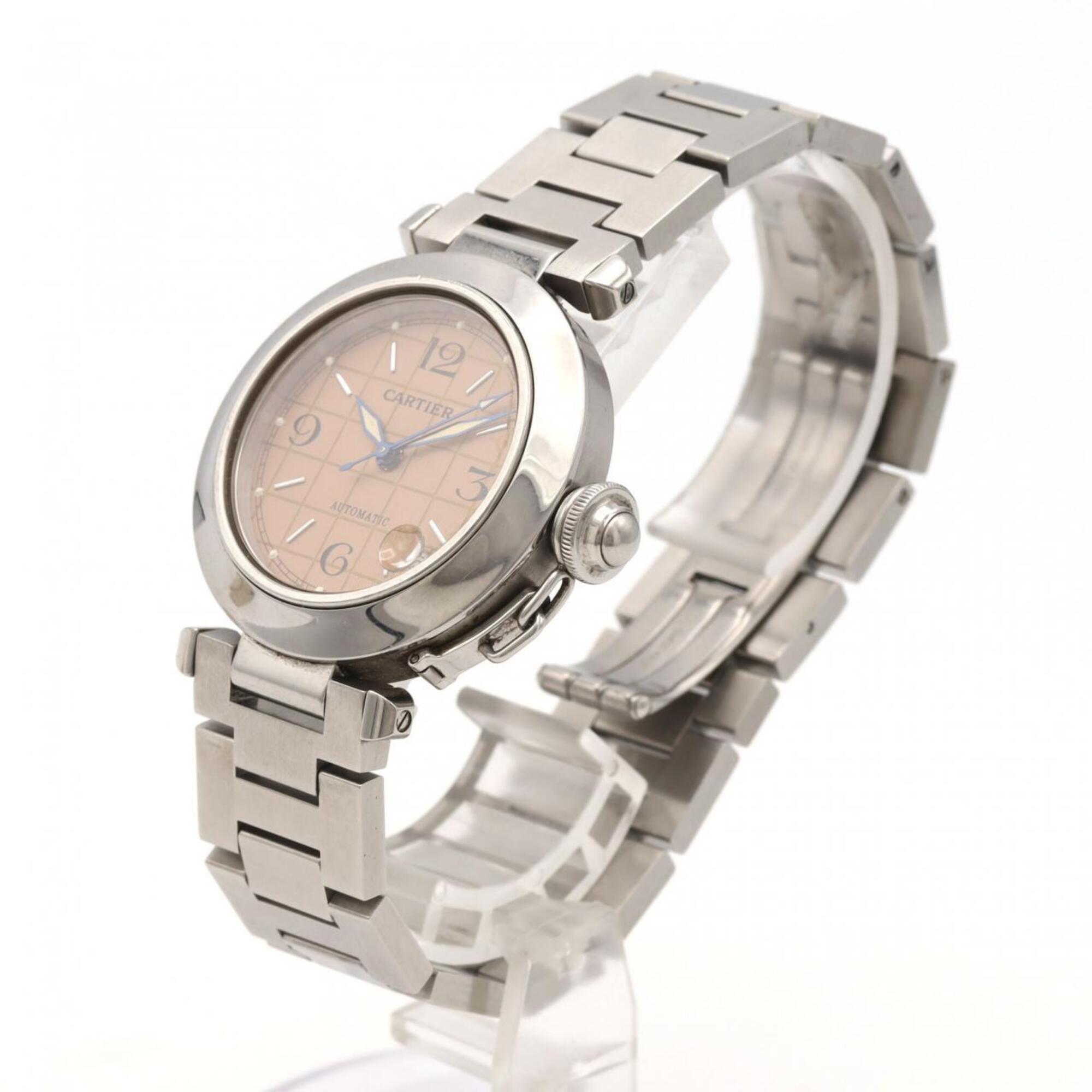 Cartier Pasha C W31024M7 Pink Dial 35mm Watch