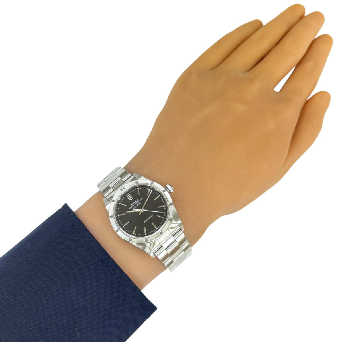 Rolex Air-King Oyster Perpetual 14010 Black Dial 34mm Watch
