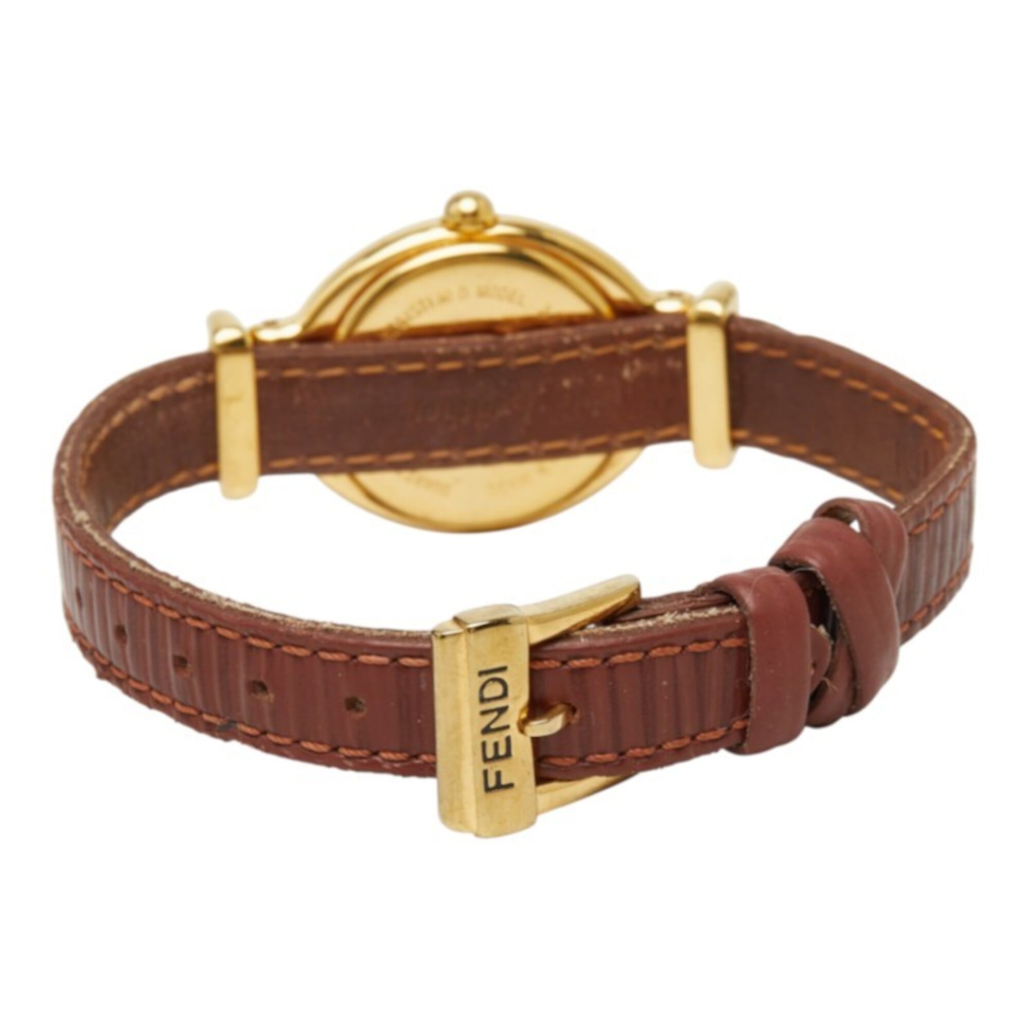 Fendi Chameleon – austauschbares Armband, 5 Farben, 640L Weiß Zifferblatt 24 mm Uhr