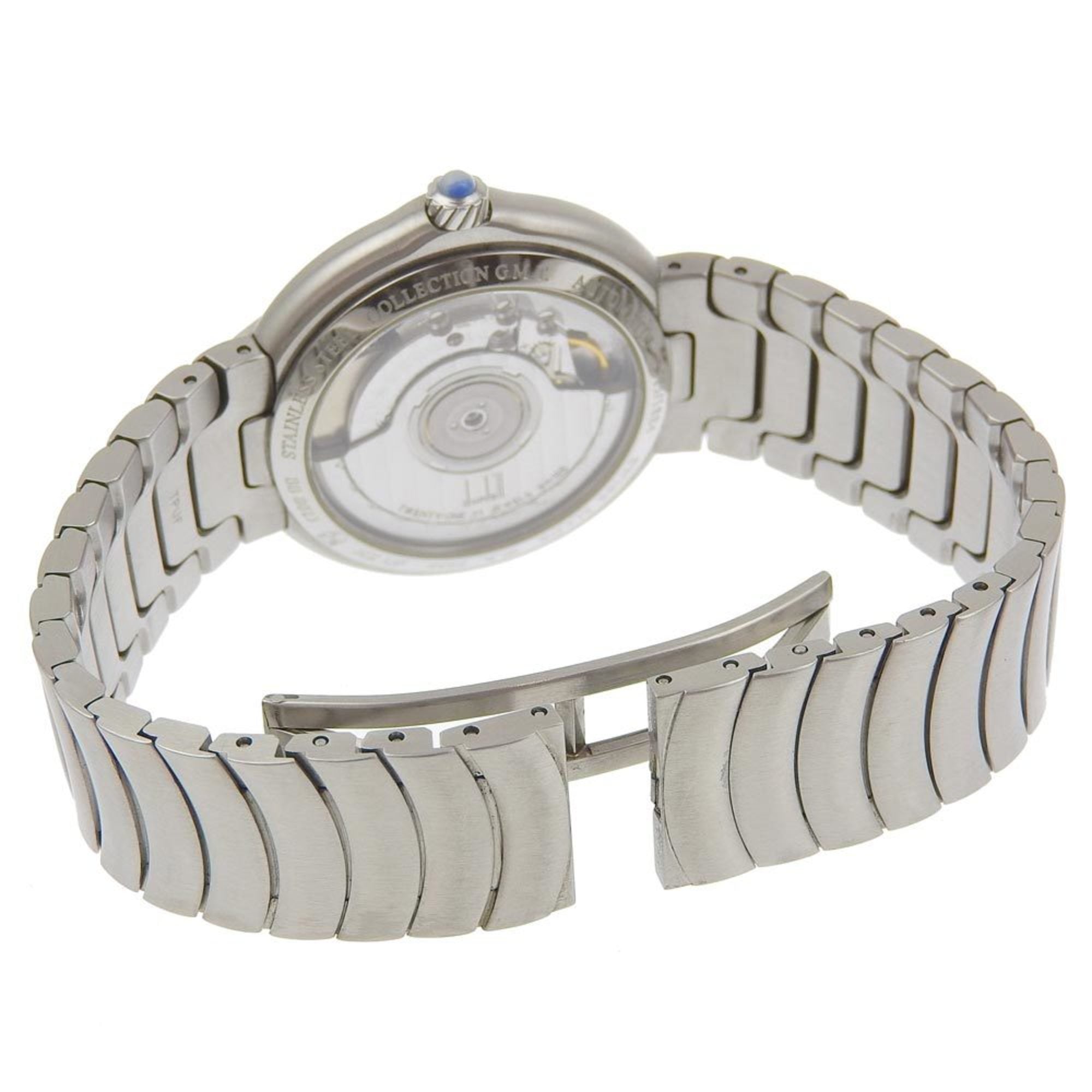 Dunhill Millennium GMT Uhr 1844 Limitierte Auflage BB8023 Edelstahl Automatik Weiß Zifferblatt Damenuhr I120224036