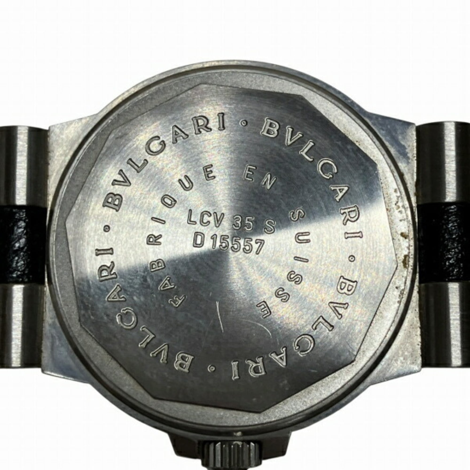 Bulgari BVLGARI Diagono Sport Date LCV35S Automatic Watch Men's
