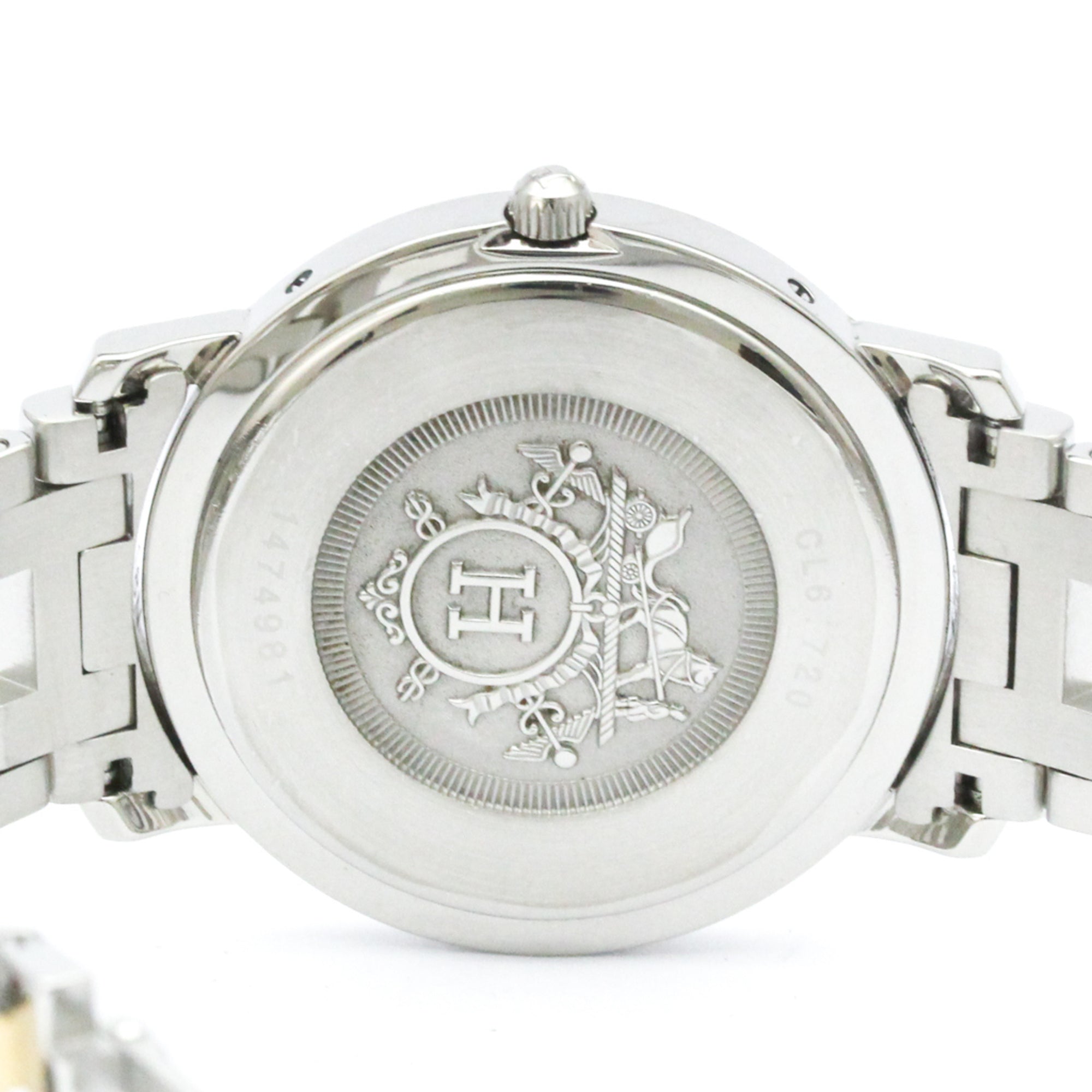 Hermes Clipper CL6.720 Ivory Dial 36mm Watch