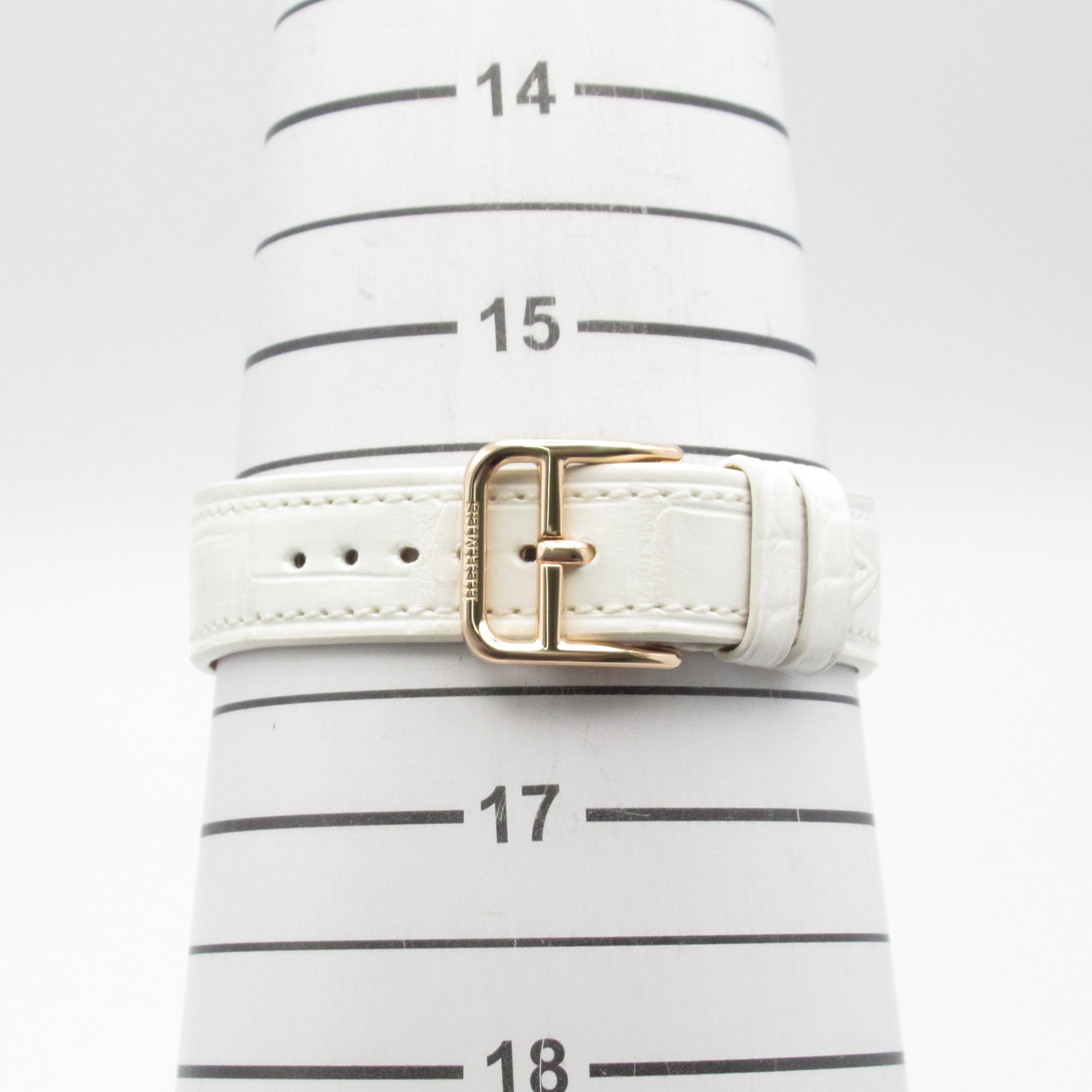 Hermes Arceau Grande Turarara Bride et Maure AR12.671 White Dial 34mm Watch