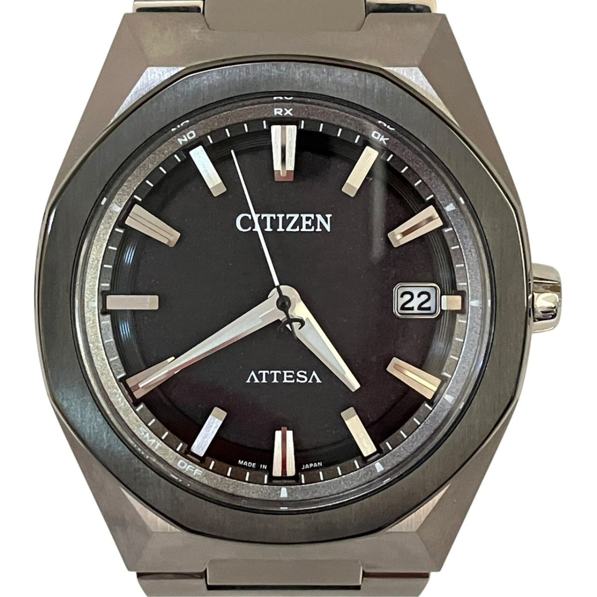 Citizen Attesa H128-00CWT01/CB3044-55E Black Dial 39mm Watch