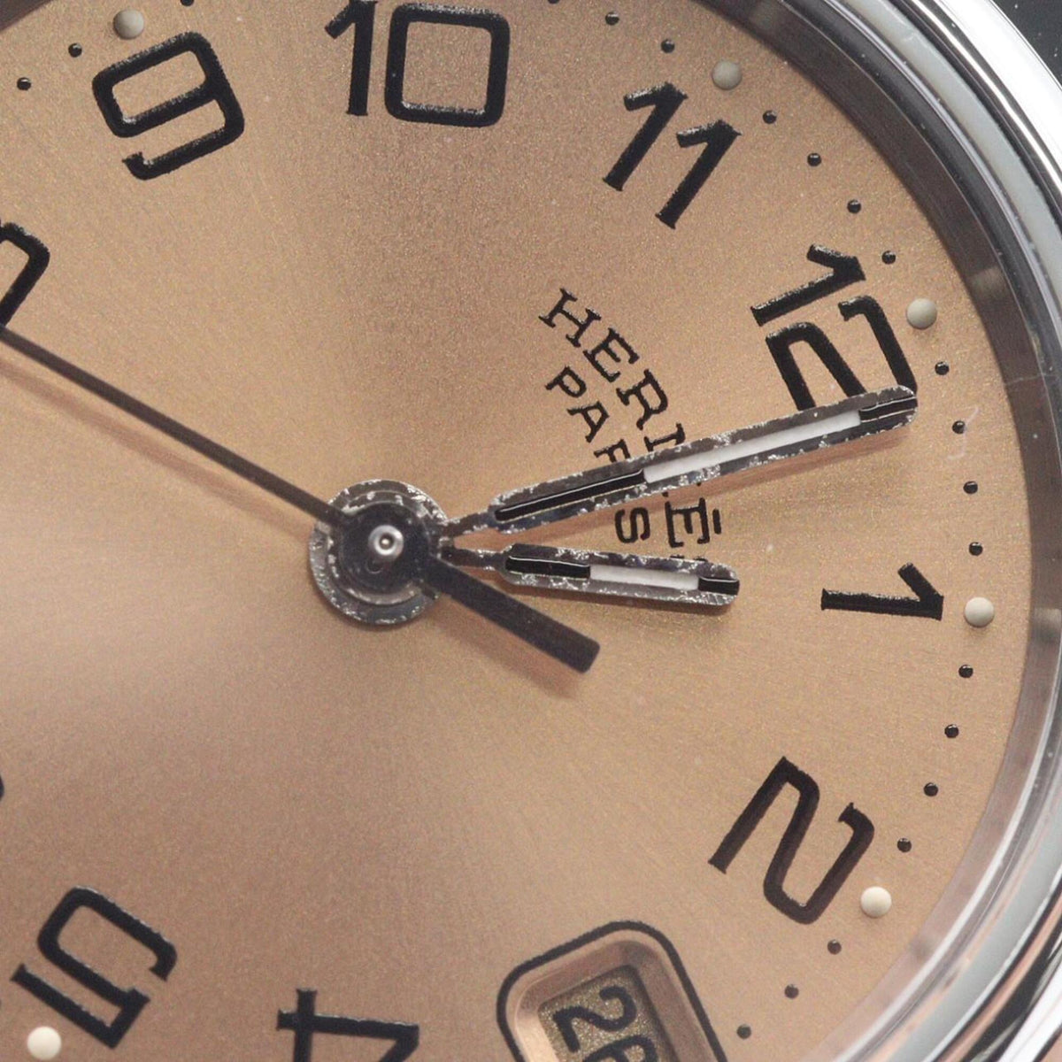Hermes Clipper CL4.210 Pink Dial 24mm Watch