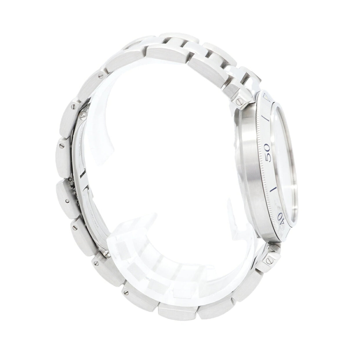 Cartier Pasha Date W31031H3 Silver Dial 38mm Watch