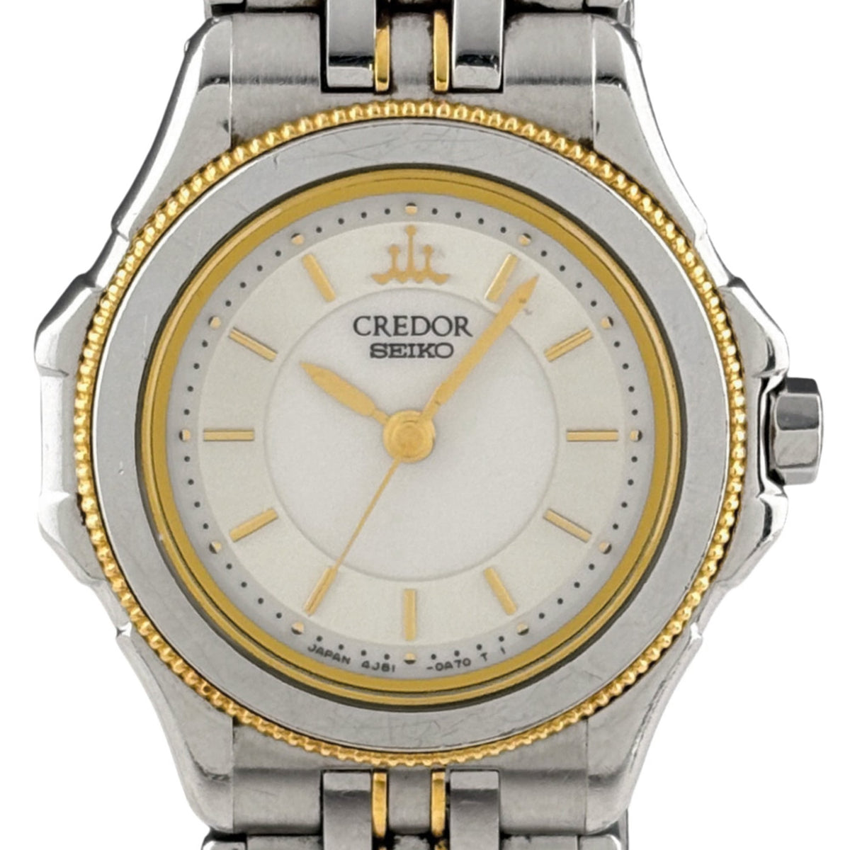 Seiko Credor 4J81-0A30 Silver Dial 24mm Watch