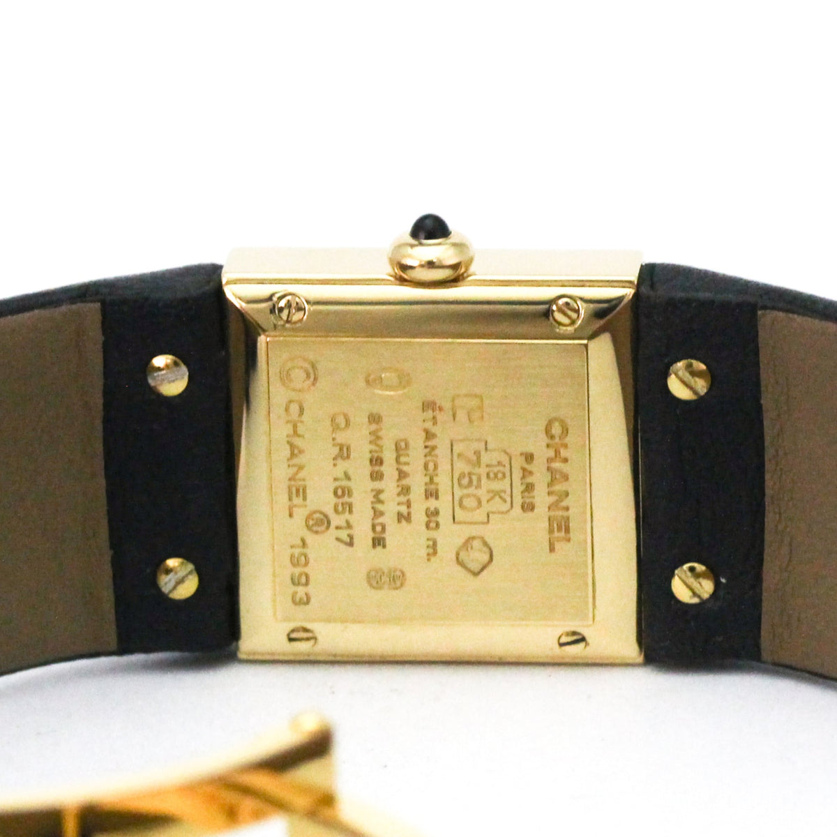 Chanel Matelasse H0109 Black Dial 19mm Watch