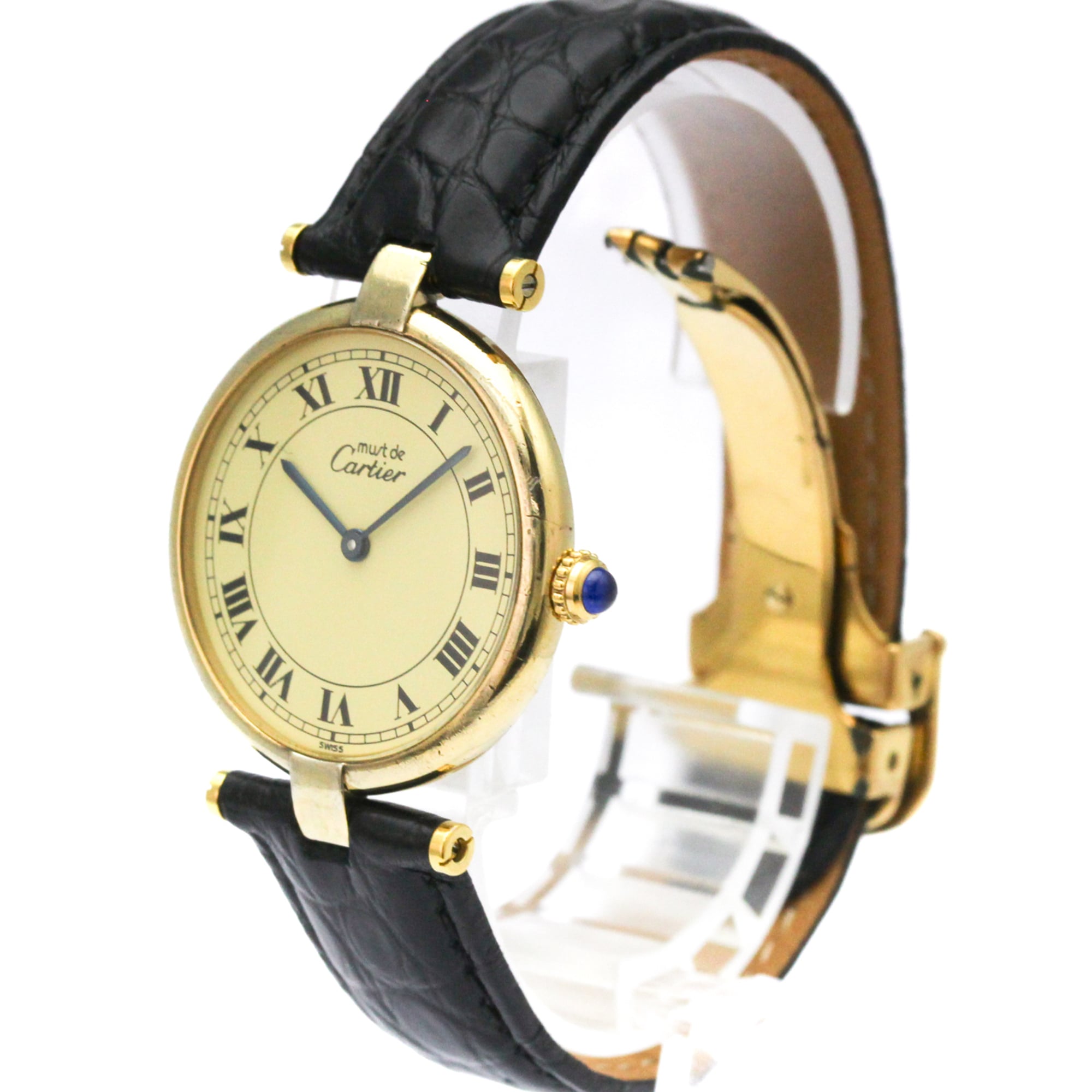 Cartier Must 590000 Ivory Dial 30mm Watch